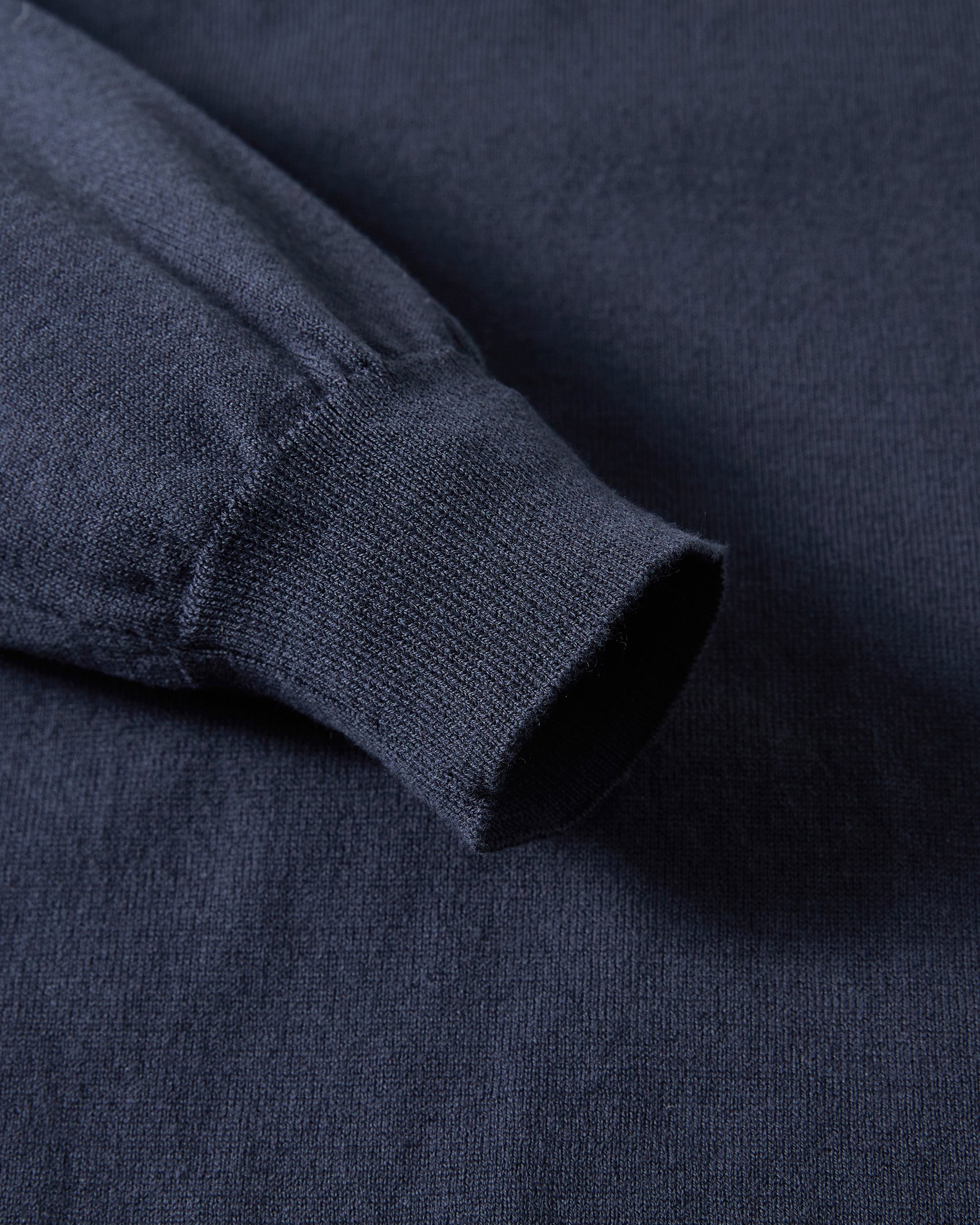 Fine Knit Polo Sweater