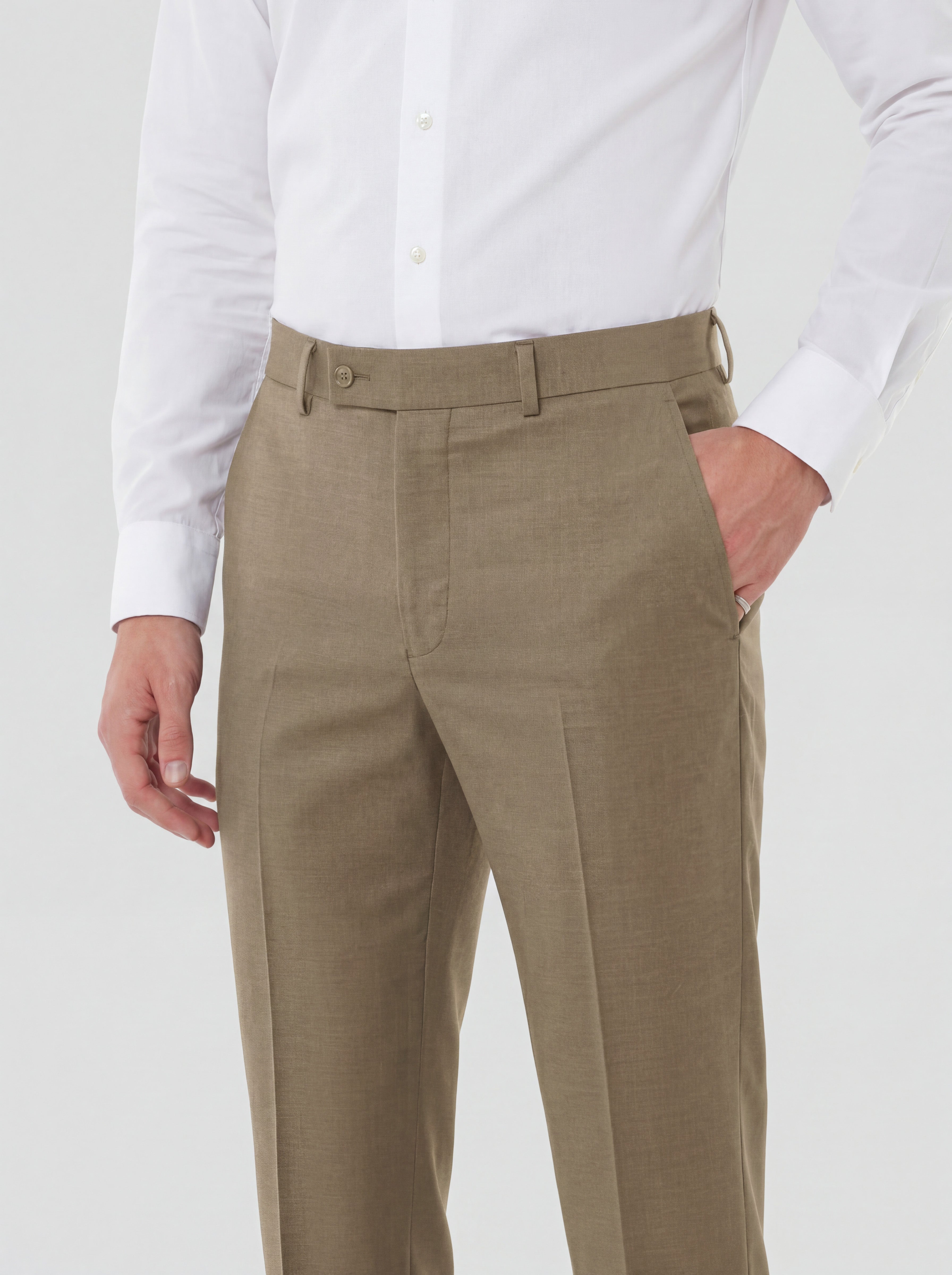 Wool Cashmere Modern Fit Pants