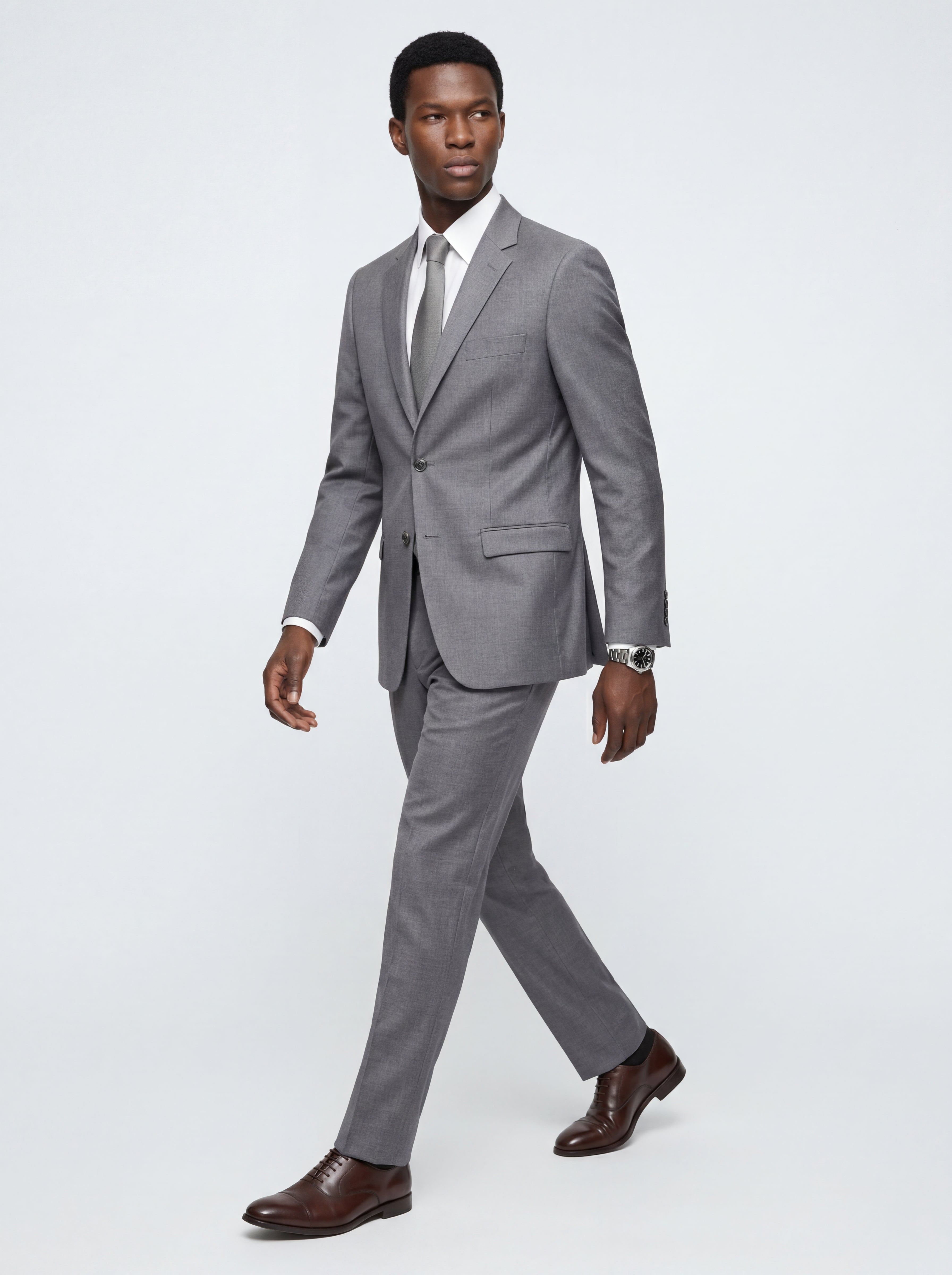 Modern Fit Wool Blend Suit