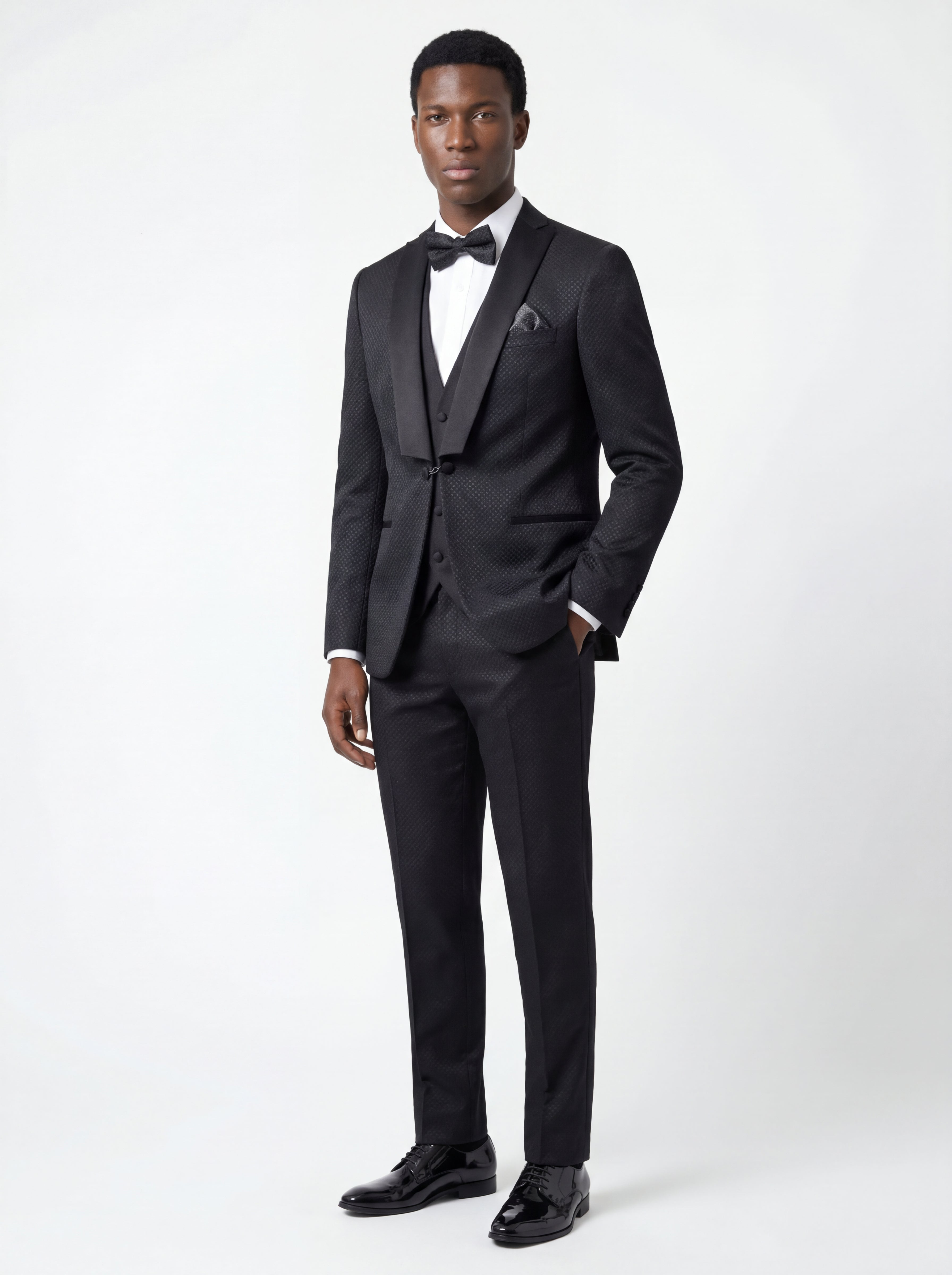 Royal Texture Slim Fit Tuxedo