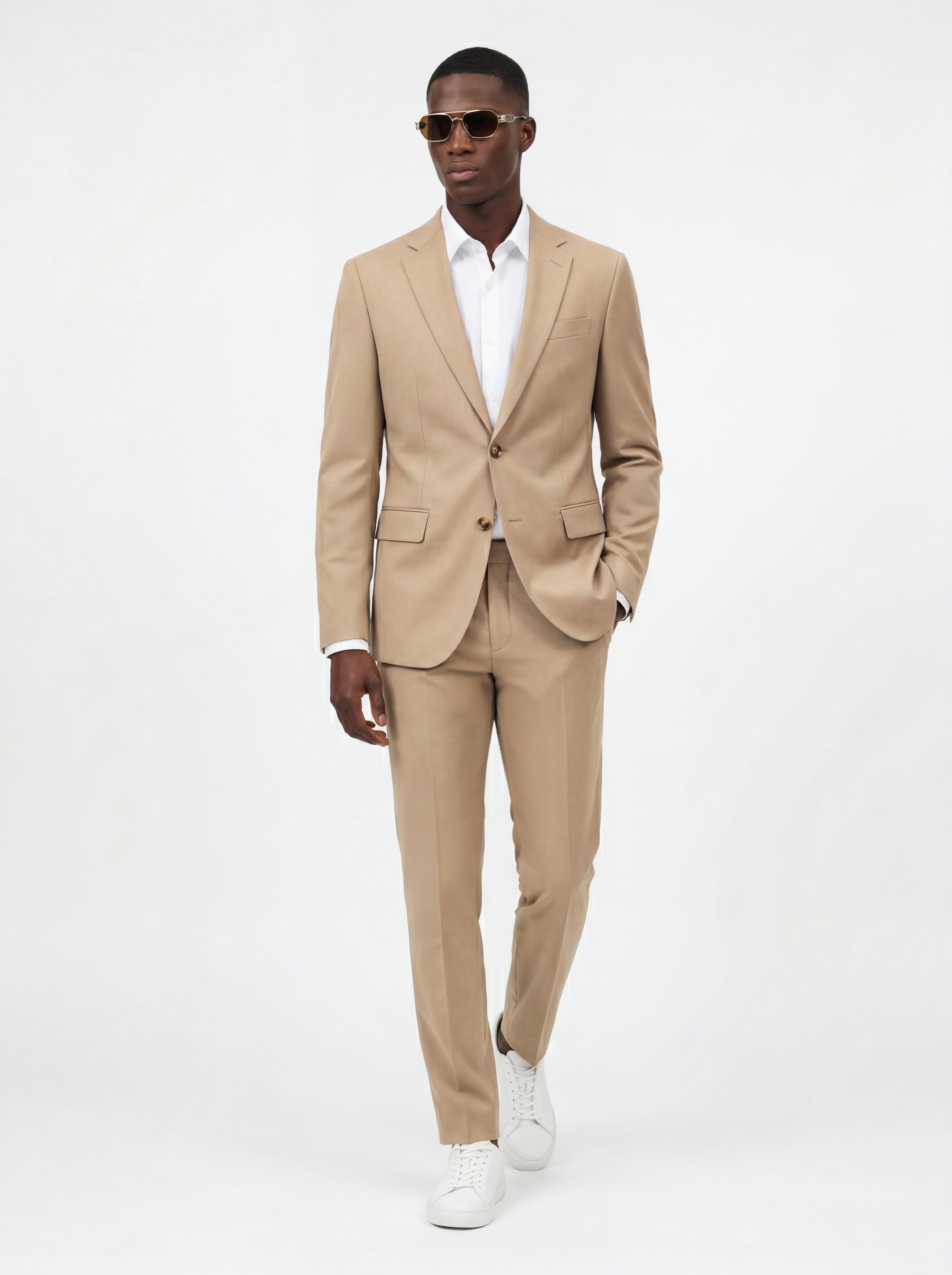 Modern Fit Wool Suit