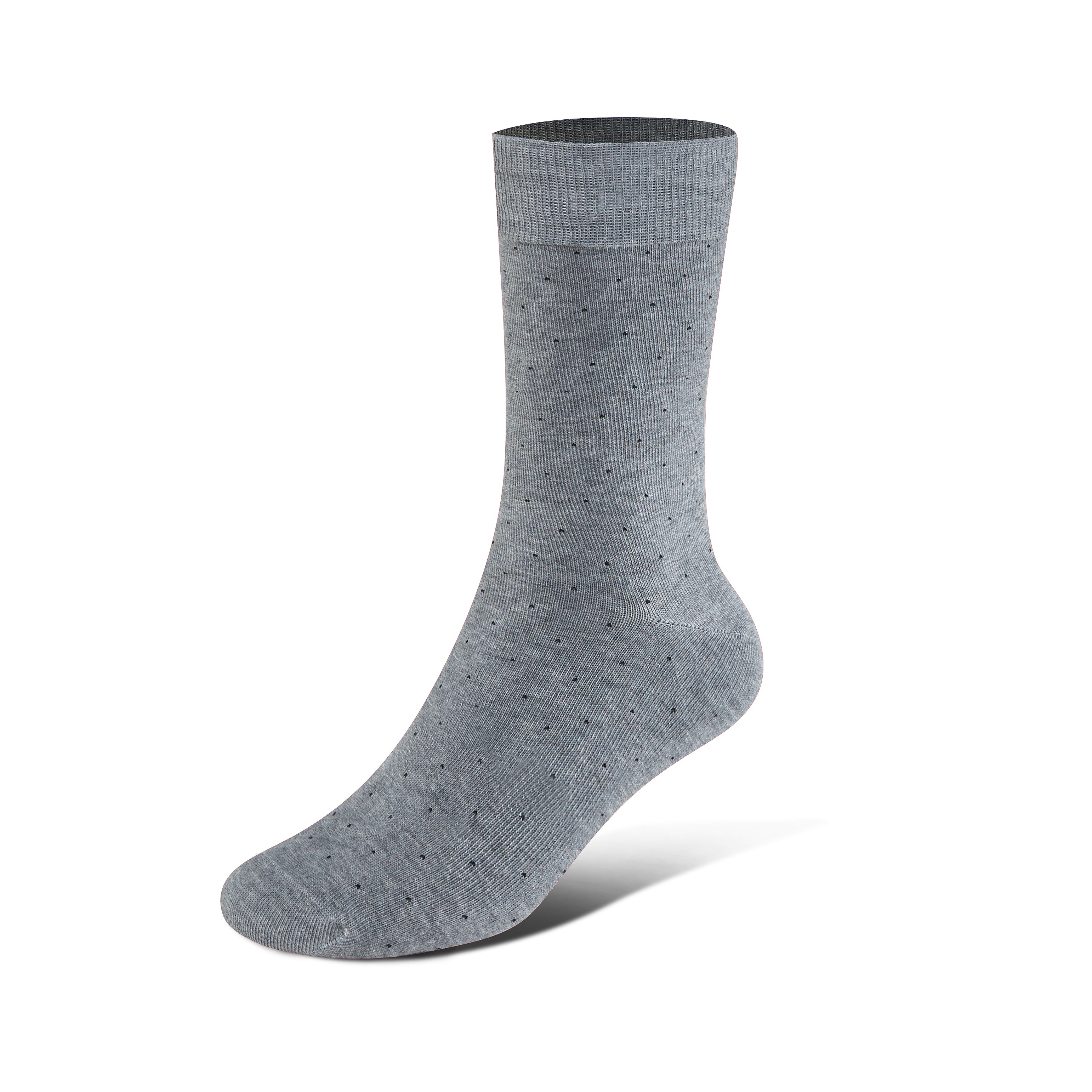 Dotted Cotton Blend Crew Sock