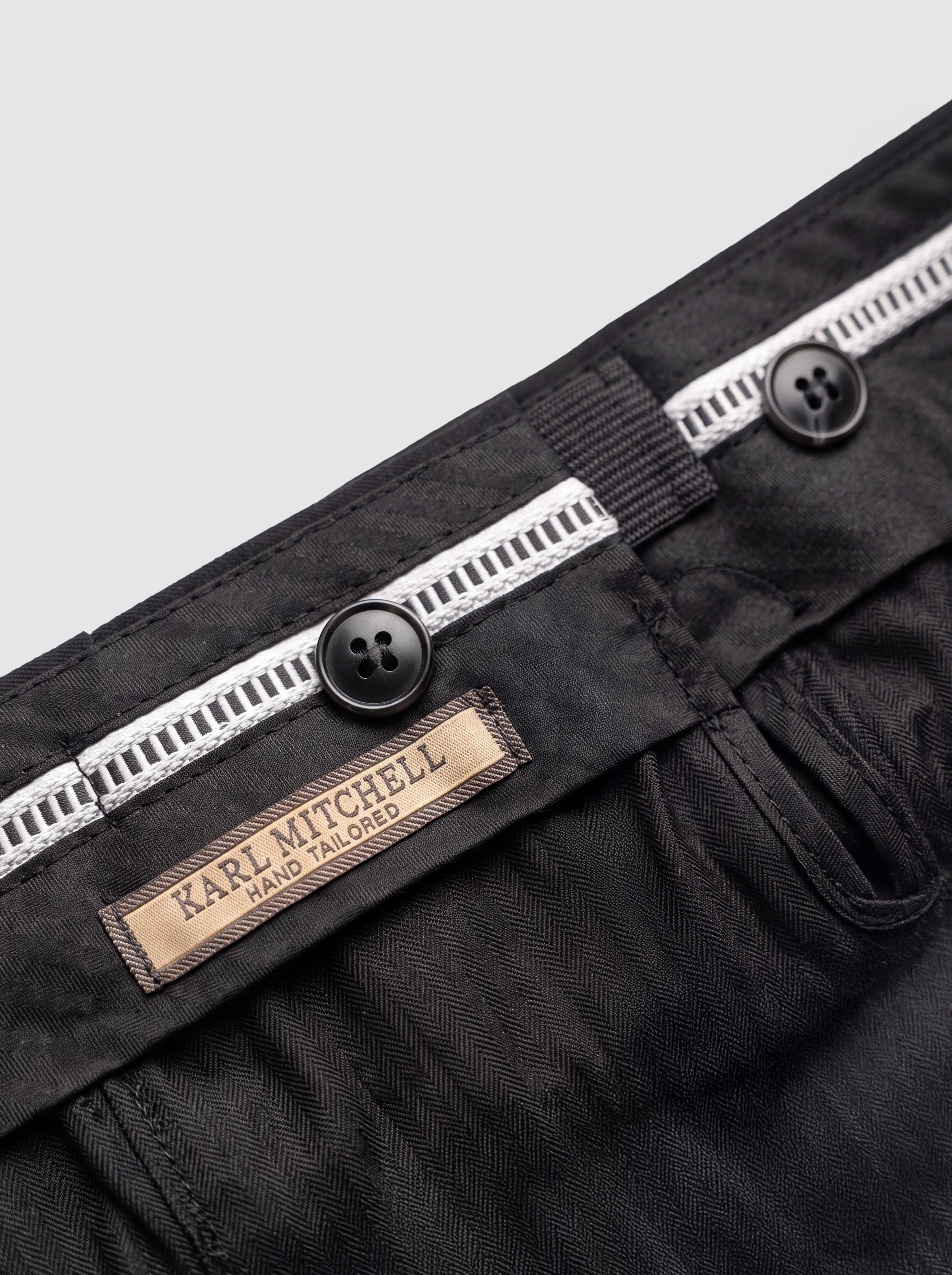 Signature Wool Blend Tuxedo with Stretch Waistband Pants