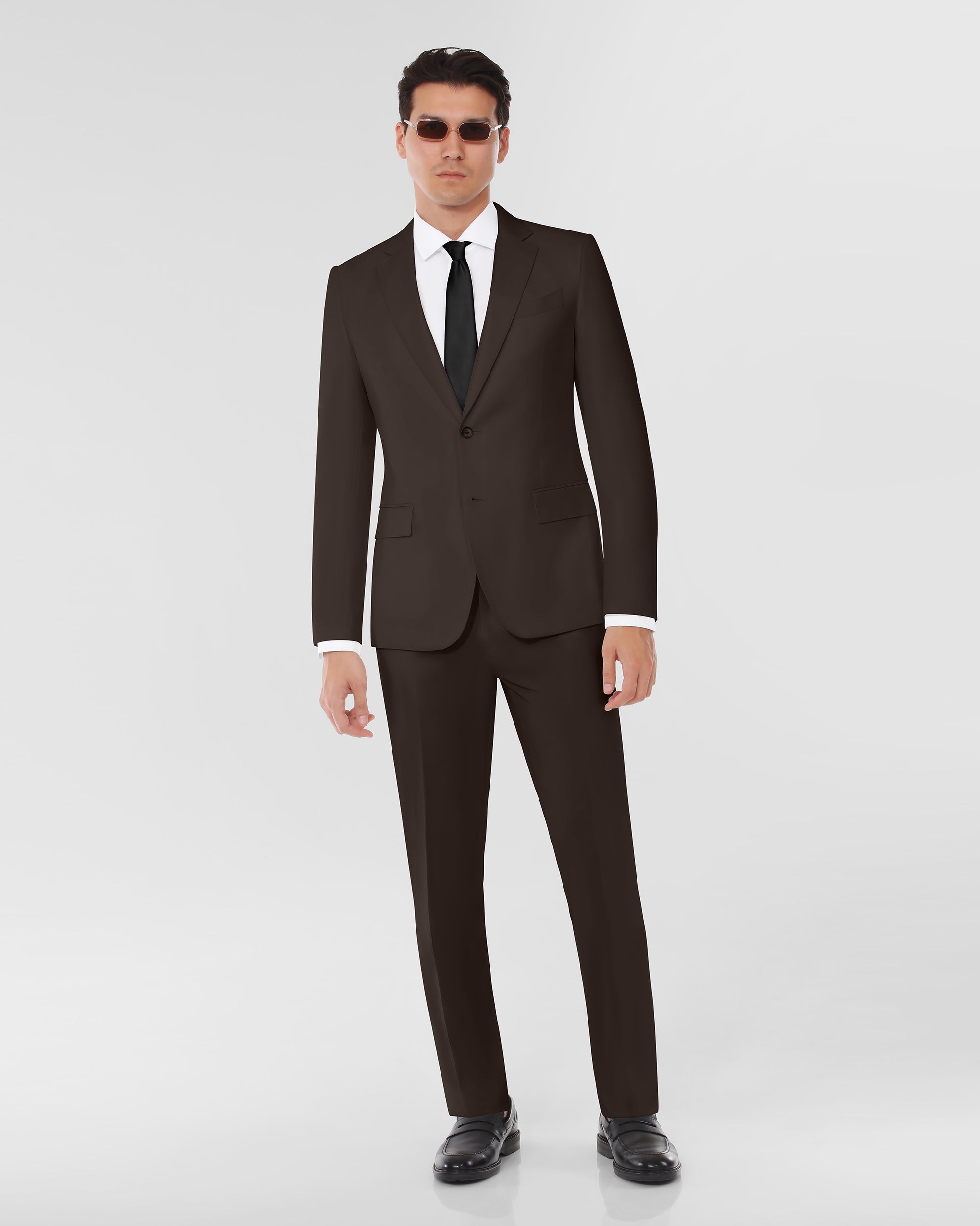 Brown suits for men