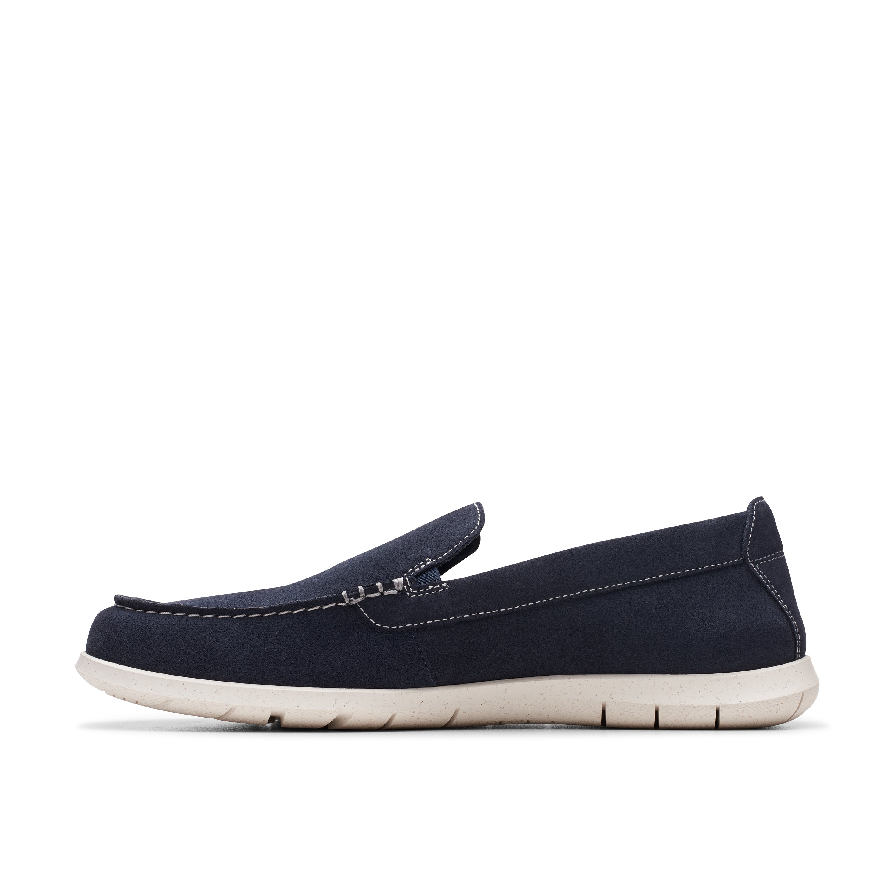 Flexway Step Navy Suede Slip-On Loafer