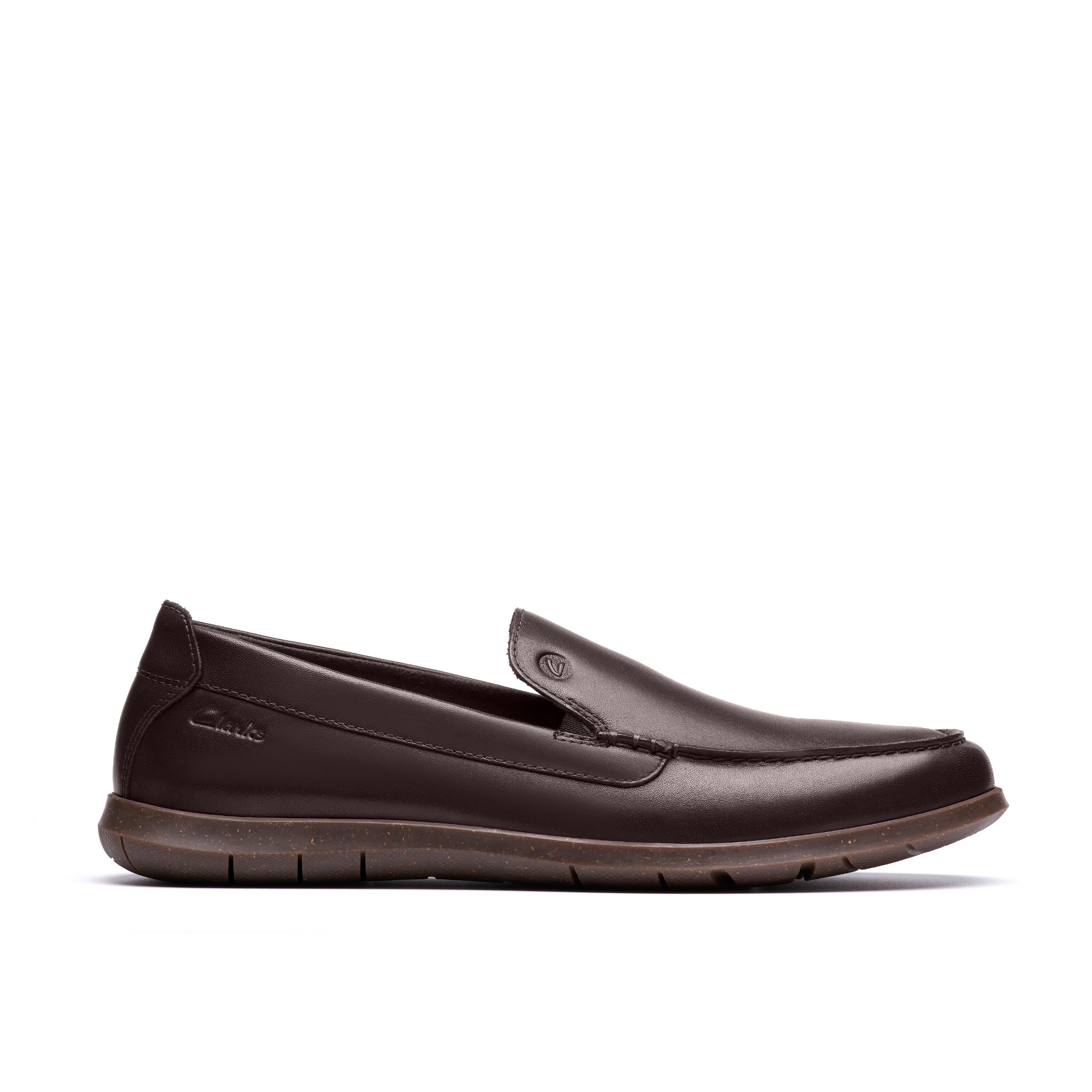 Flexway Step Brown Smooth Leather Slip-On Loafer