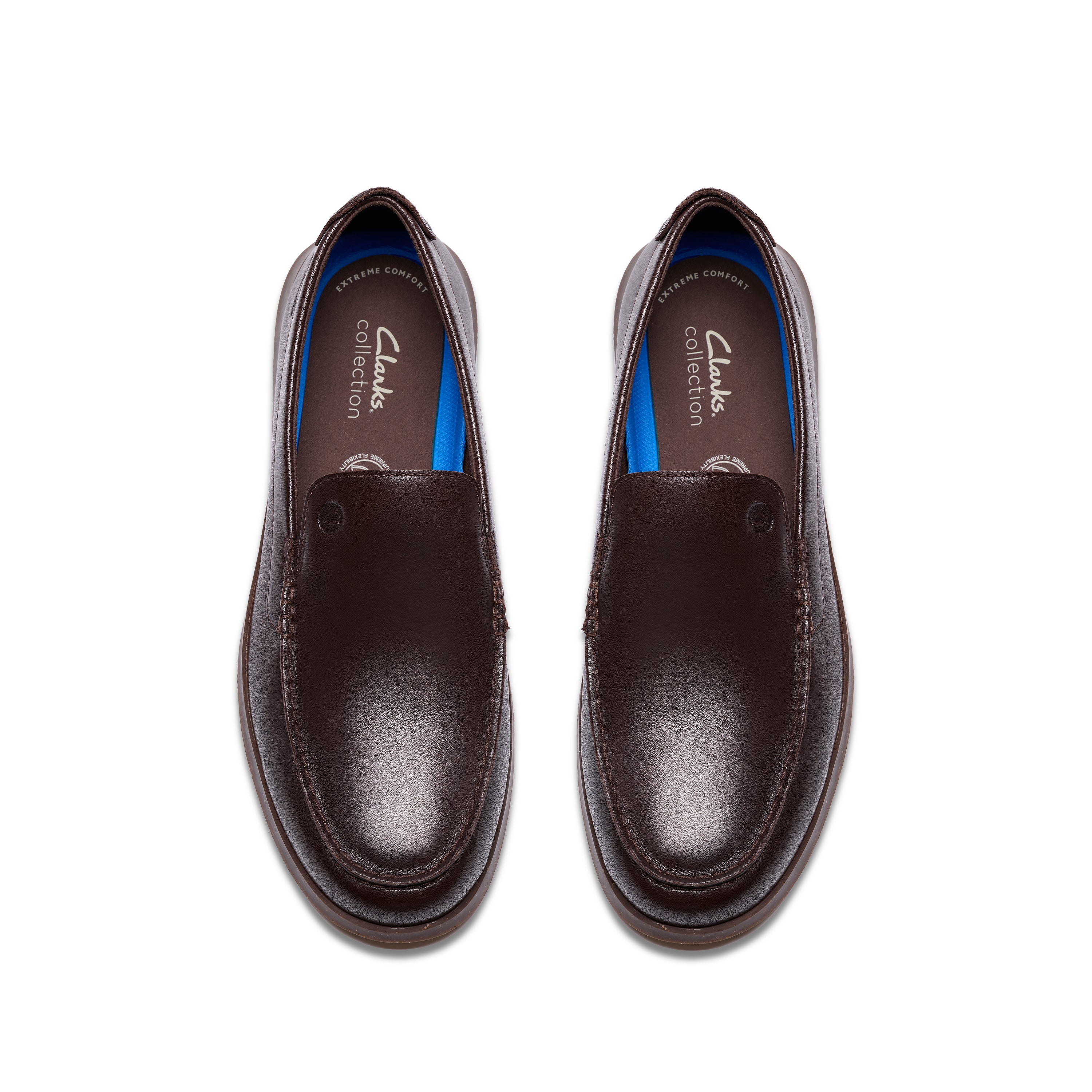 Flexway Step Brown Smooth Leather Slip-On Loafer