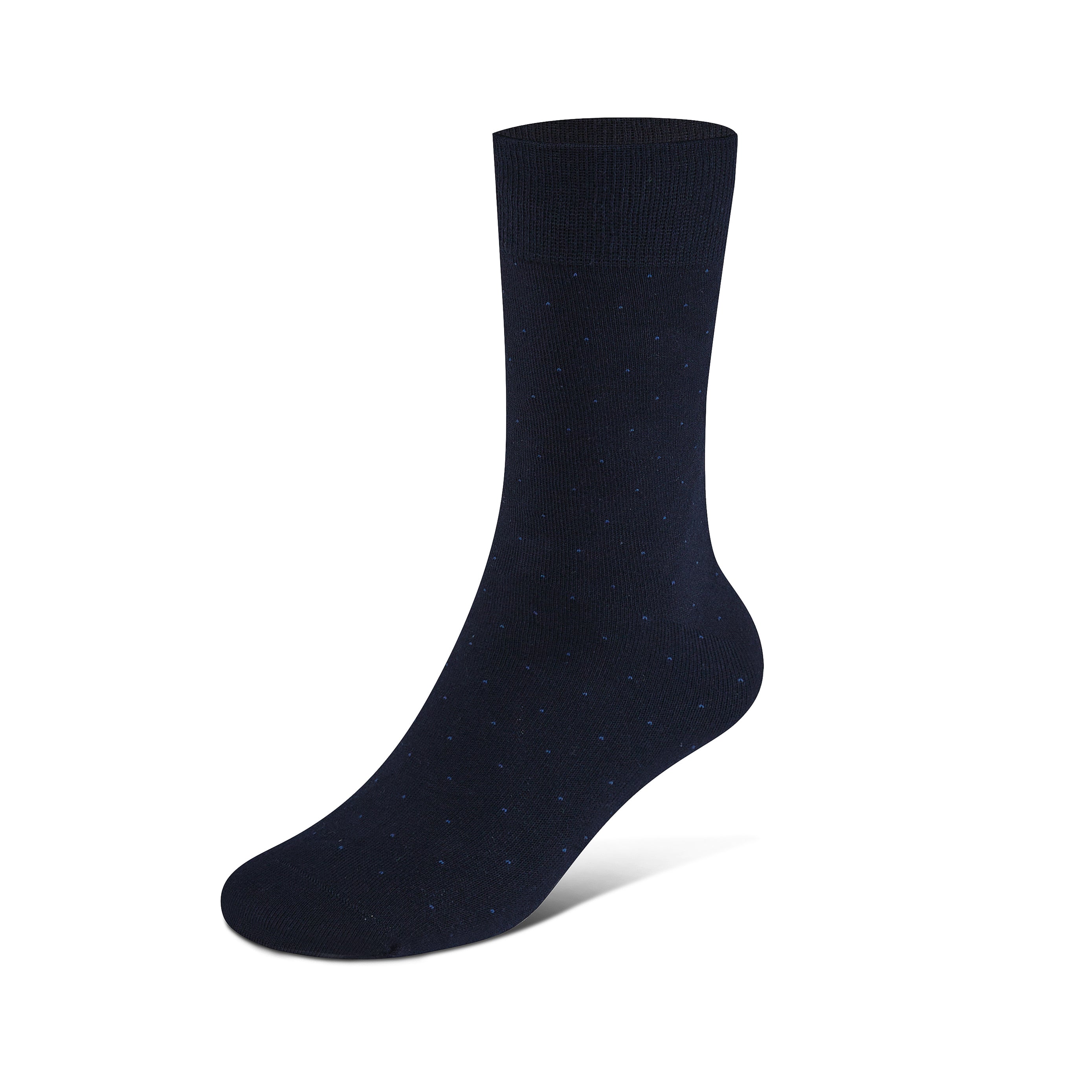 Dotted Cotton Blend Crew Sock