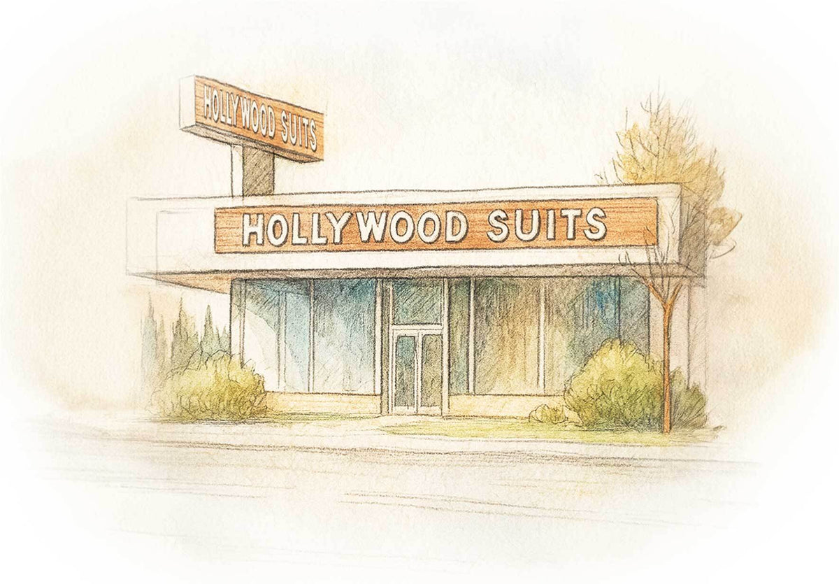 Hollywood Suits — Torrance storefront