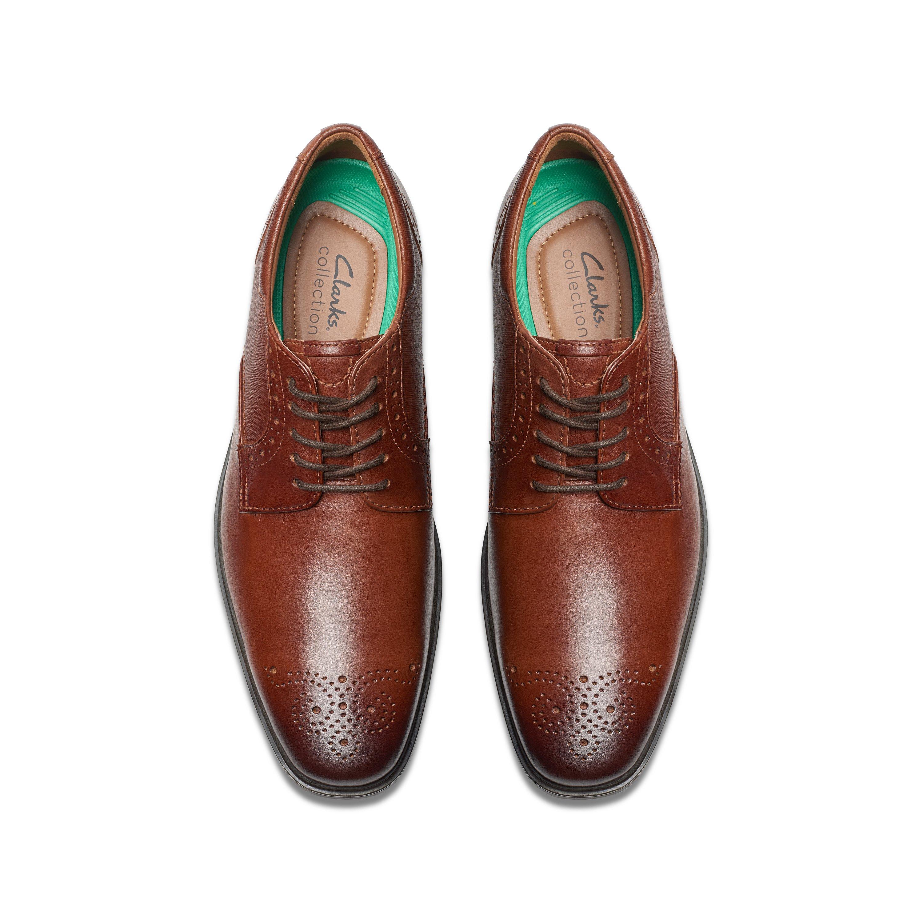 Brogue Medallion Cap Toe Derby Shoe