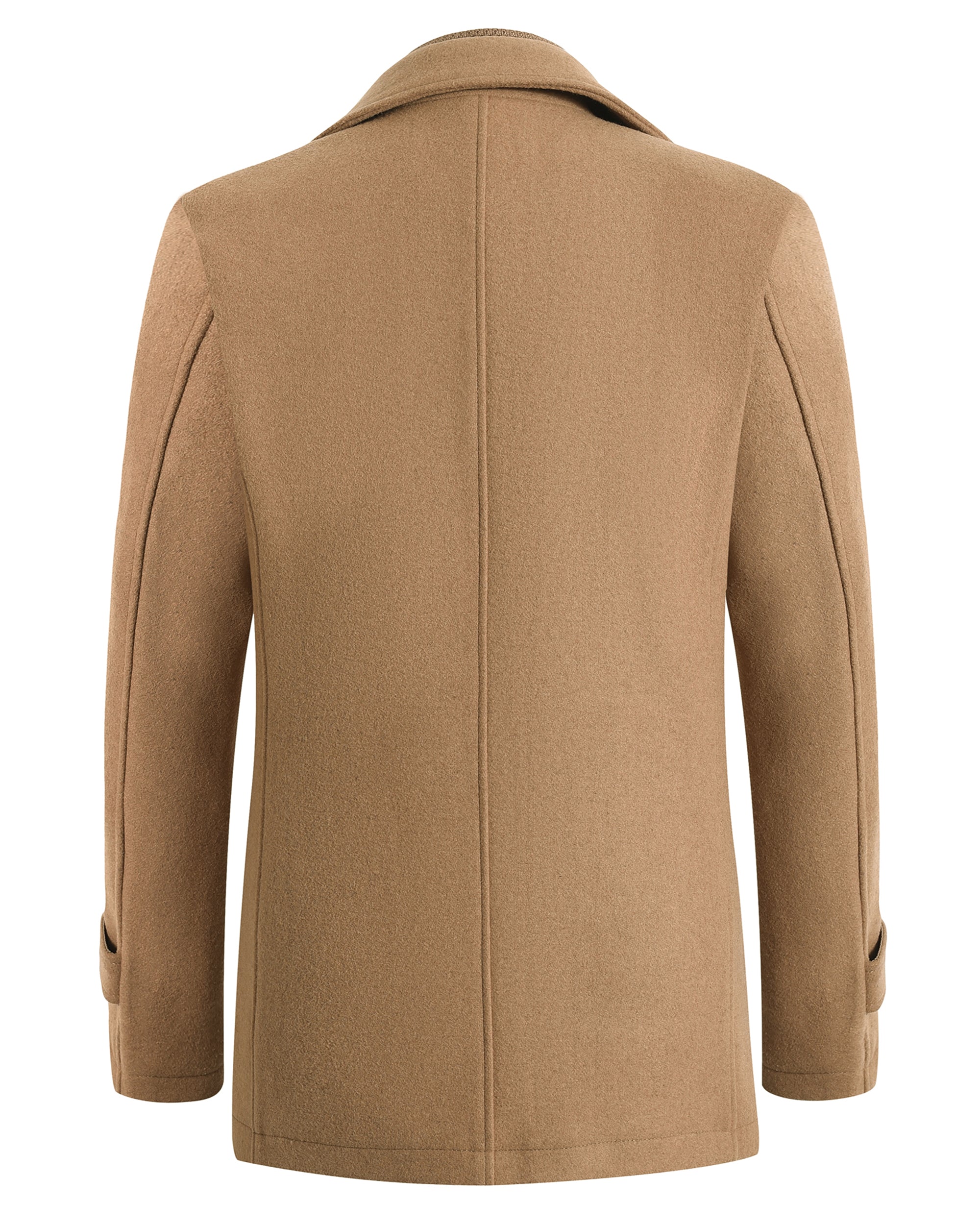 Modern Wool Blend Tailored Overcoat