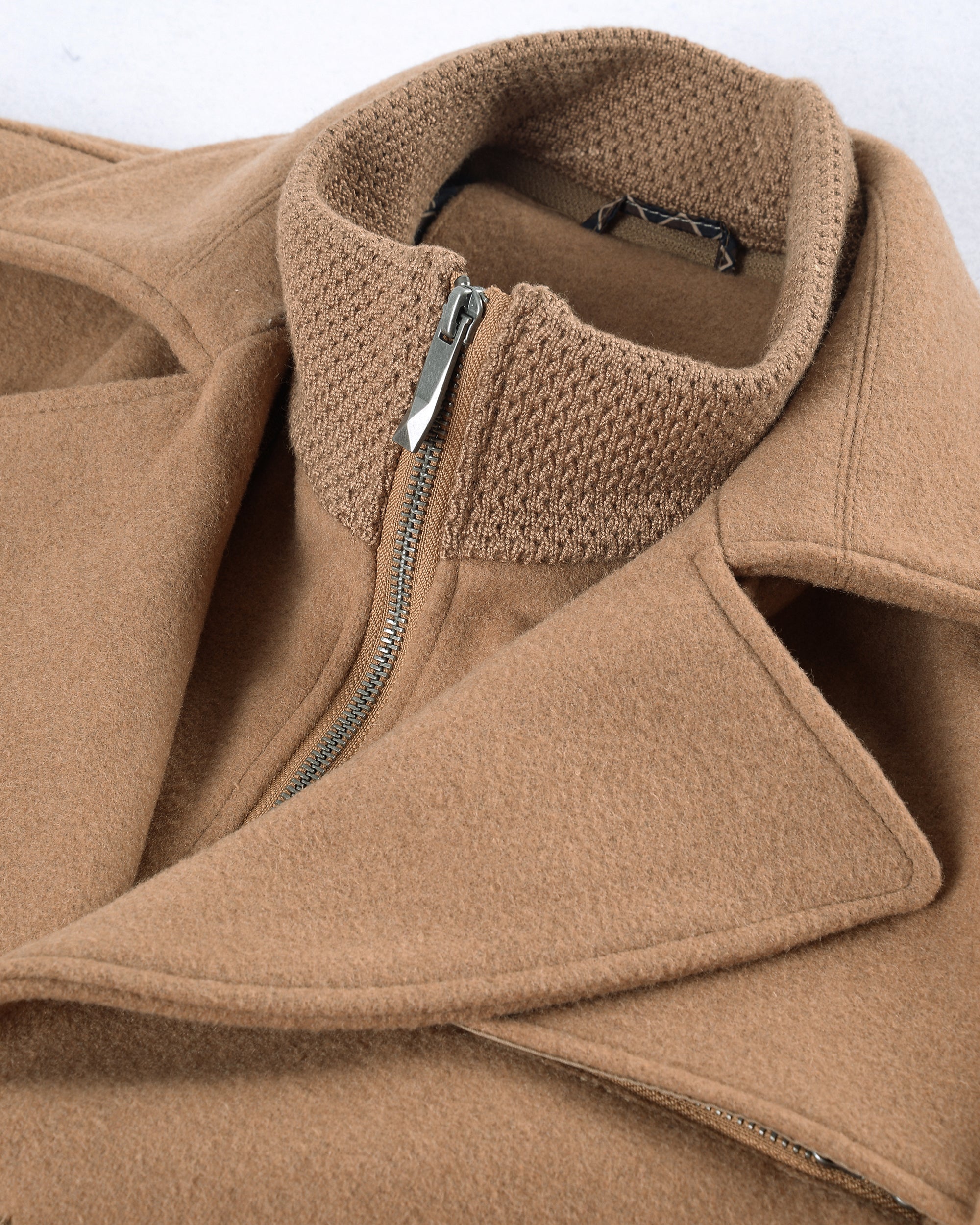 Modern Wool Blend Tailored Overcoat