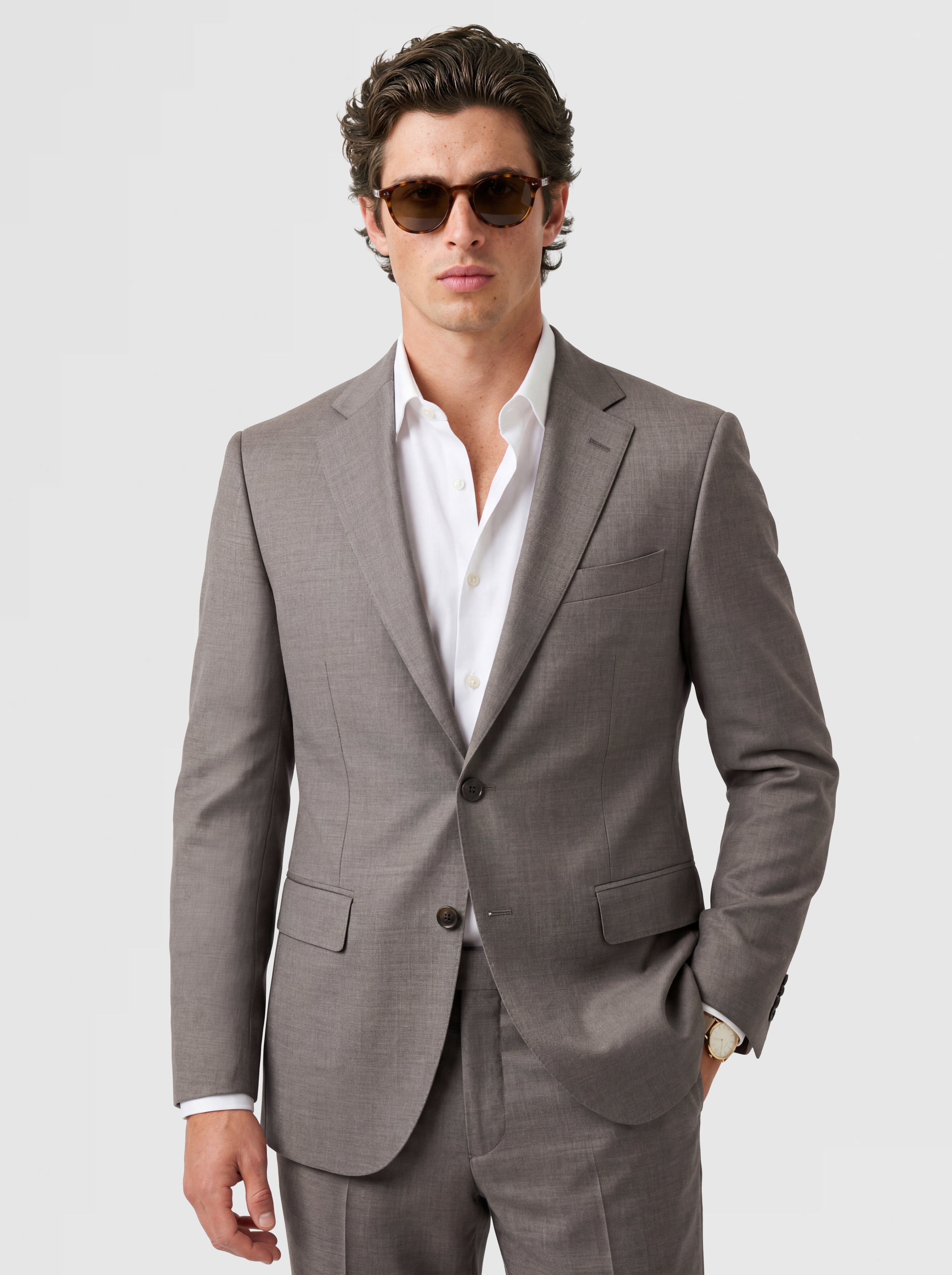 Premium Wool Cashmere Modern Fit Suit