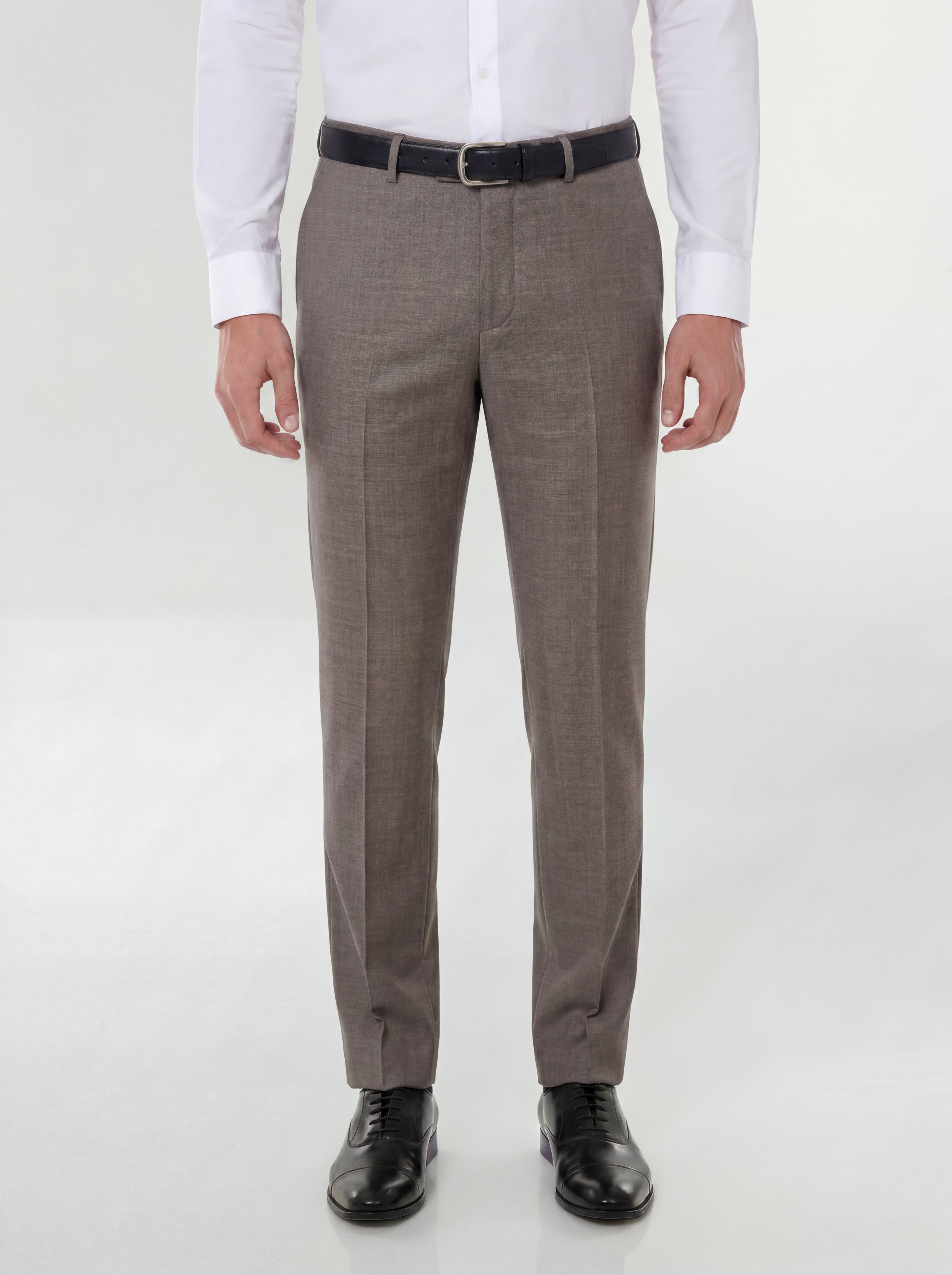 Sharkskin Modern Fit Wool Cashmere Suit