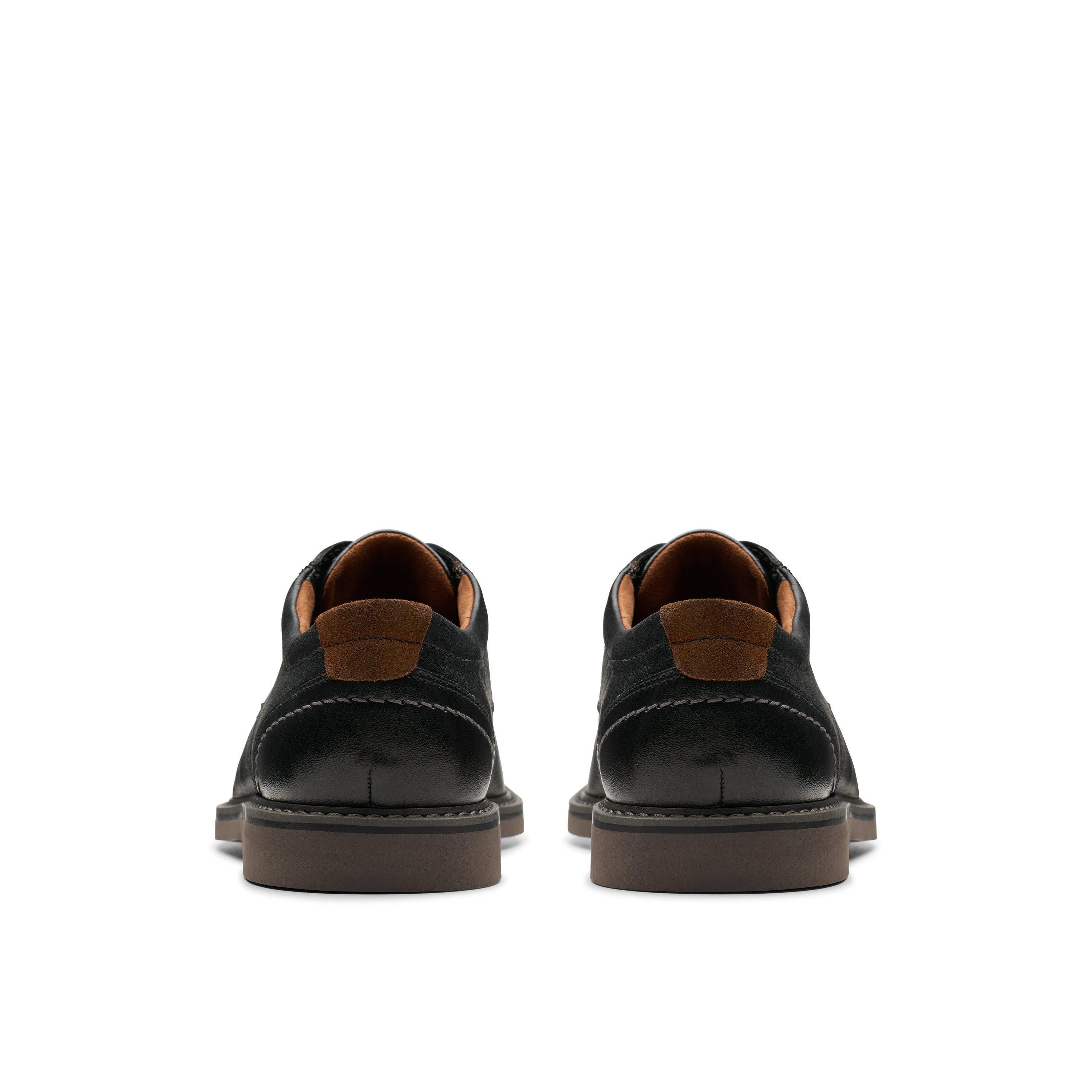 Casual Plain Toe Leather Derby Shoe