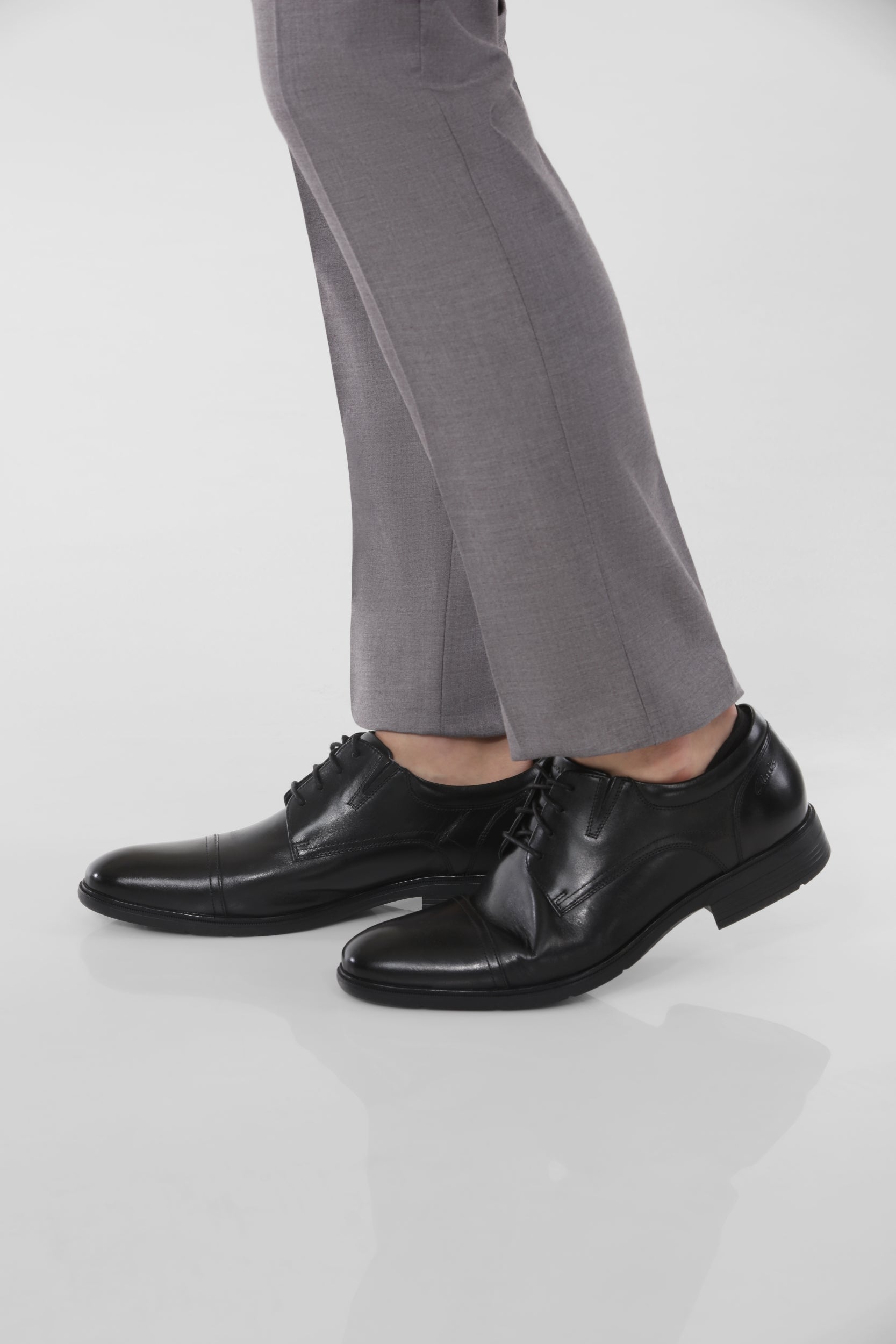 Classic Leather Cap Toe Derby Dress Shoe