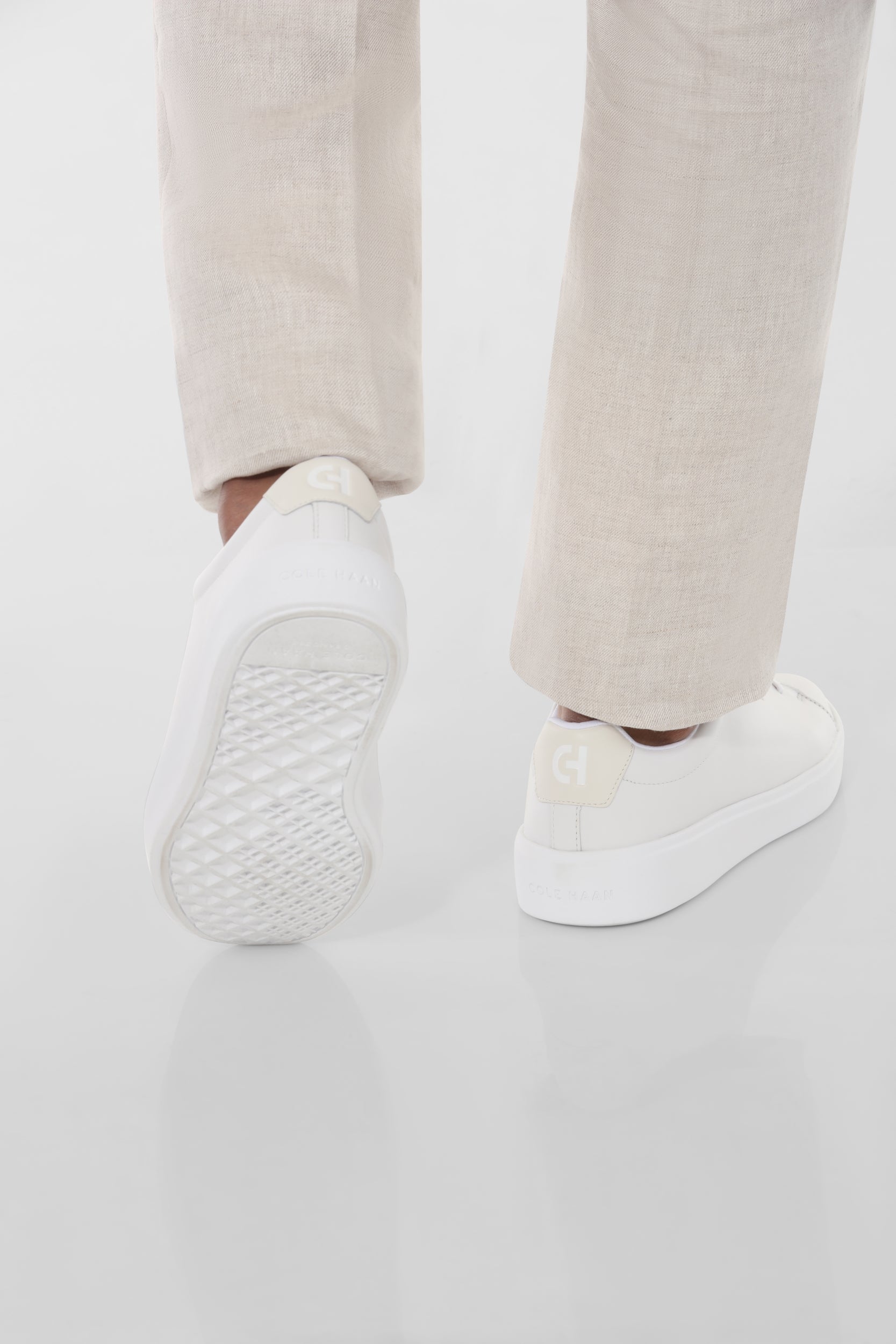 Classic Leather Lace-Up Sneakers