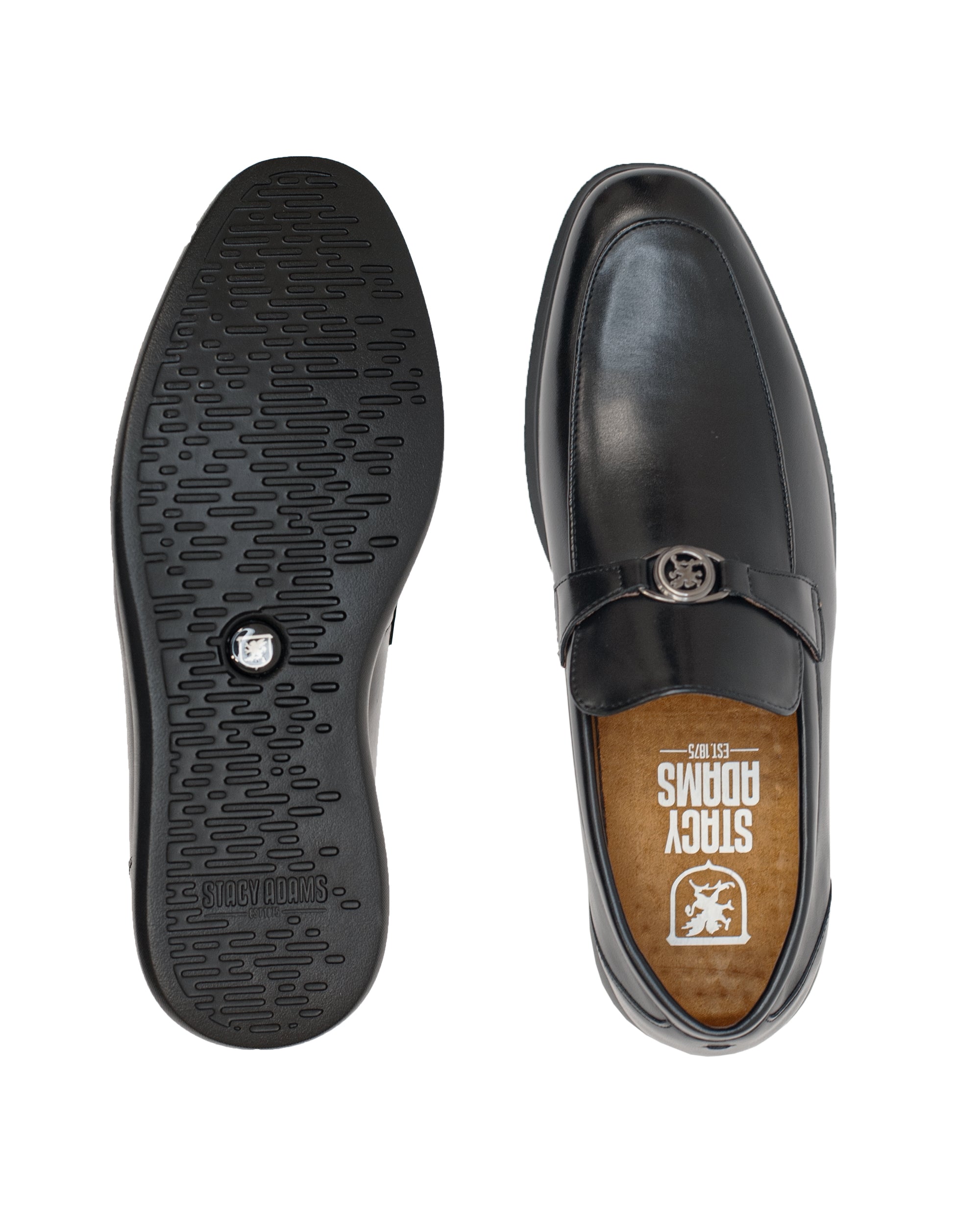Comfort Sole Medallion Strap Loafer
