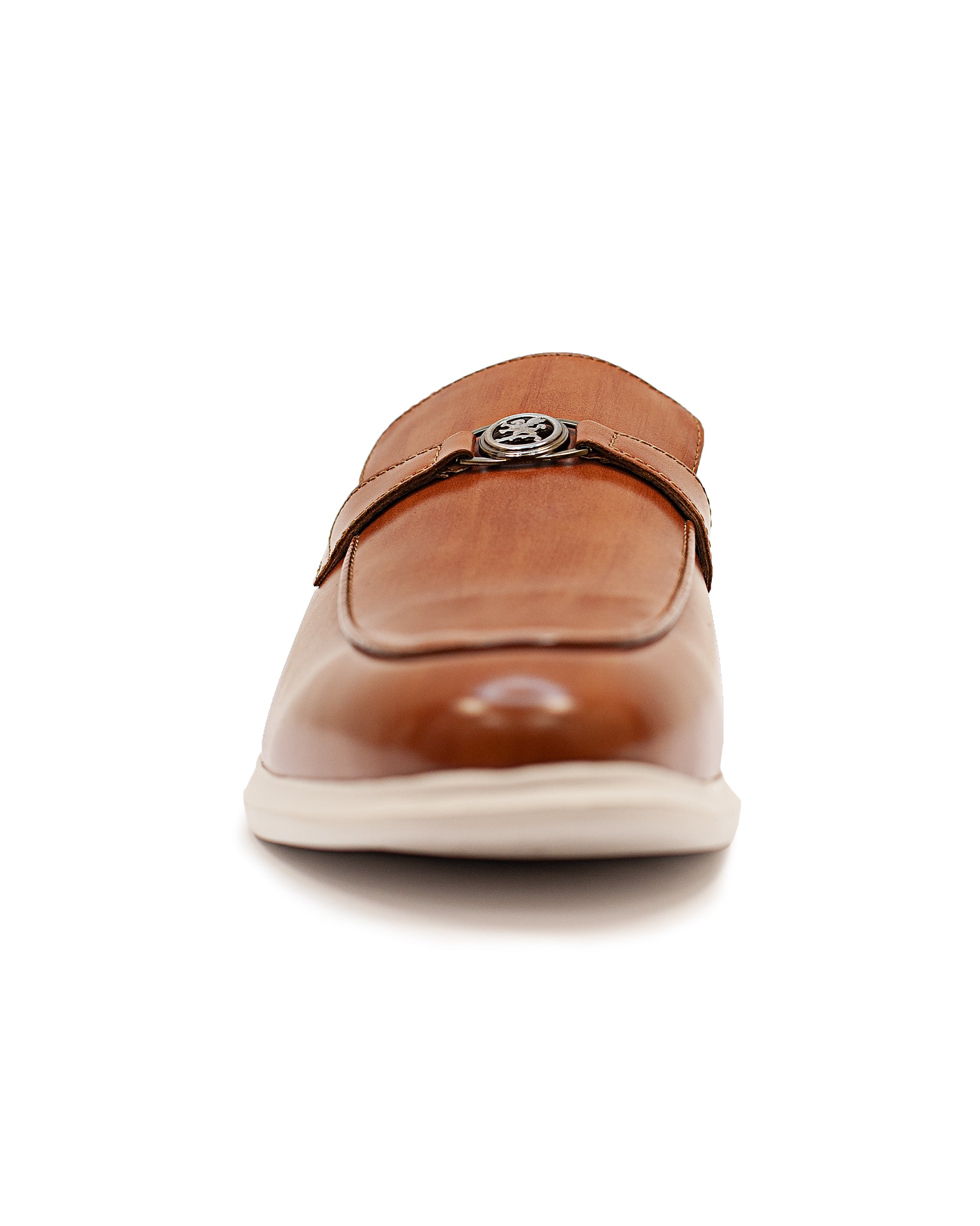 Comfort Sole Medallion Strap Loafer