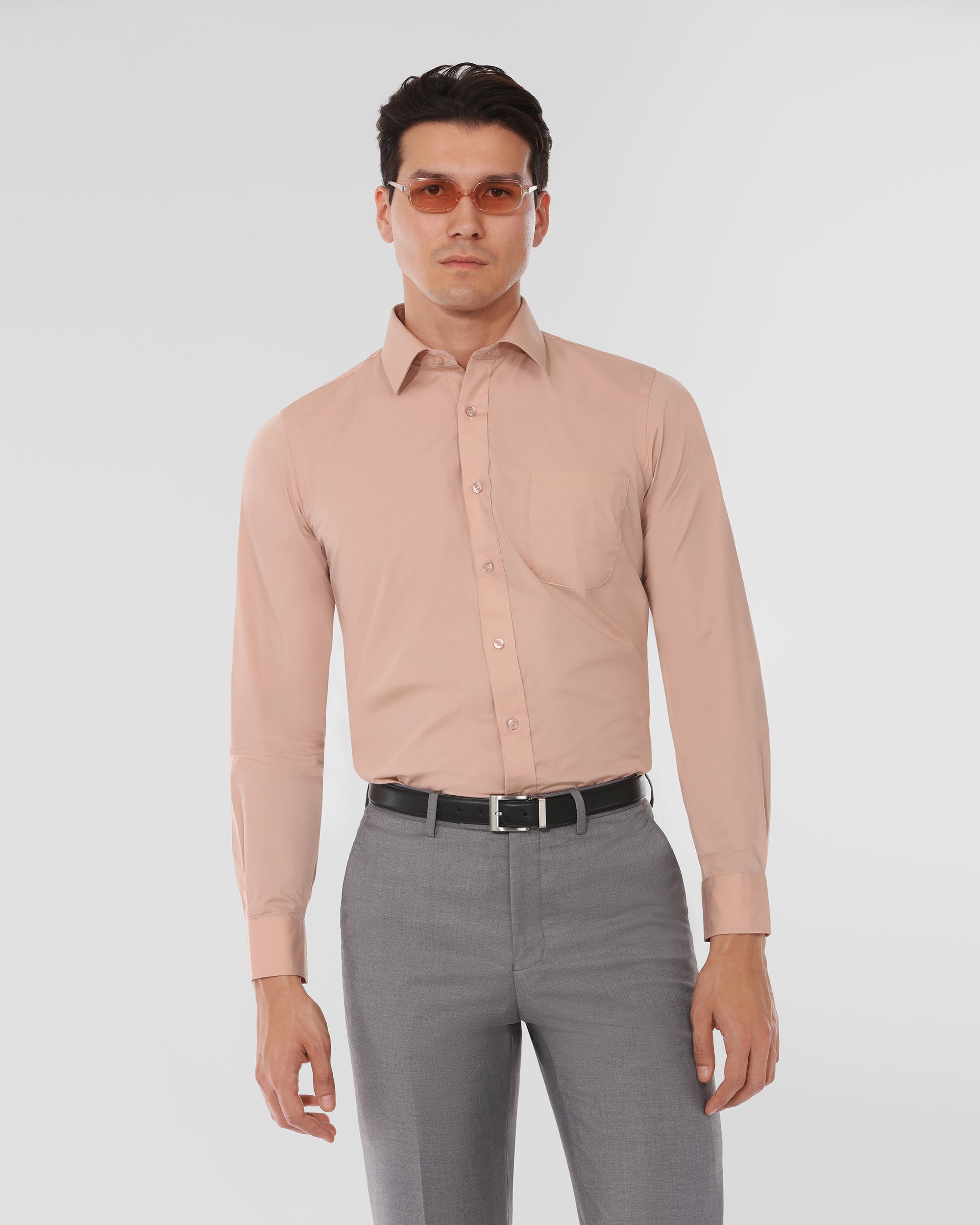Cotton Blend Dress Shirt