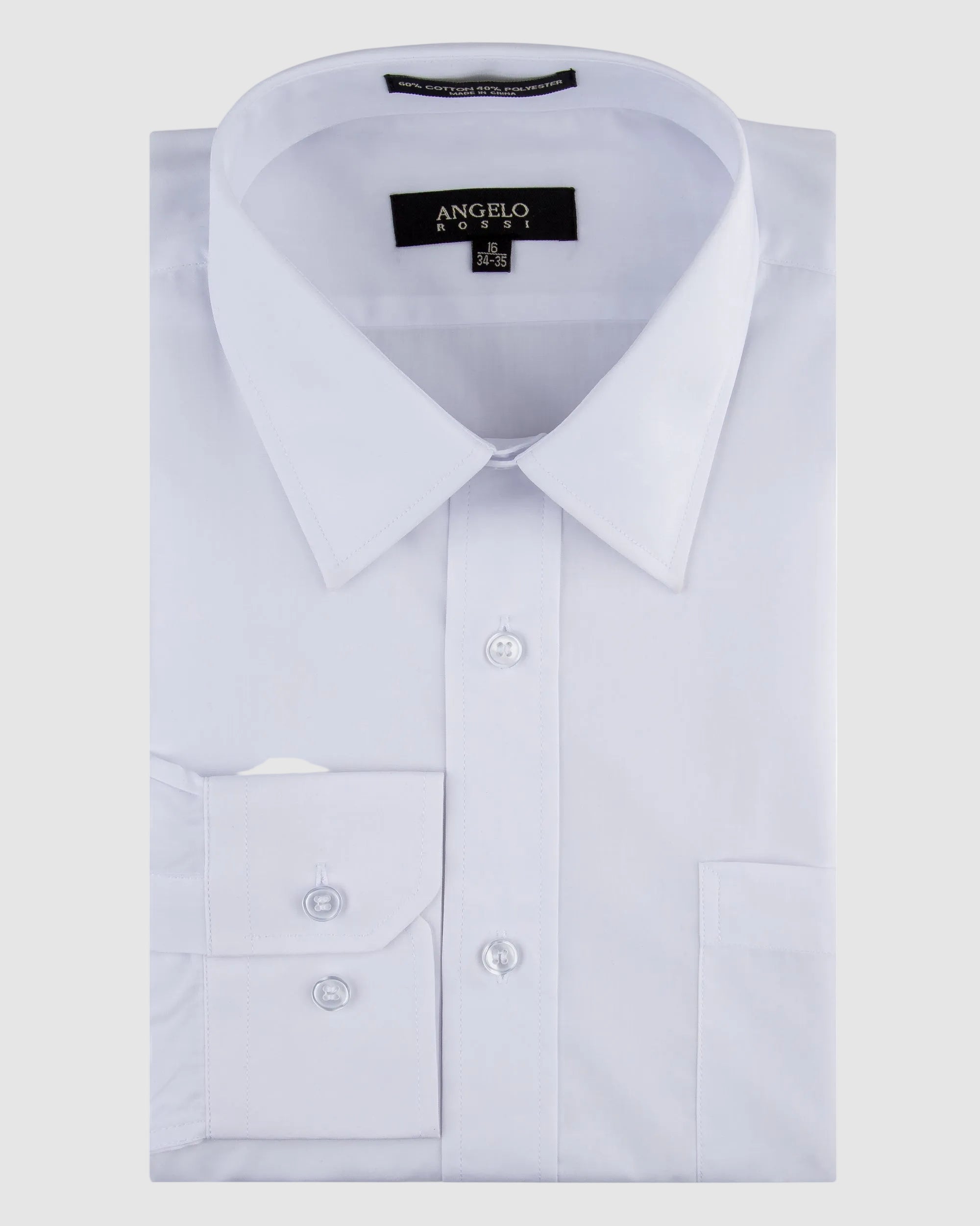 Cotton Blend Dress Shirt