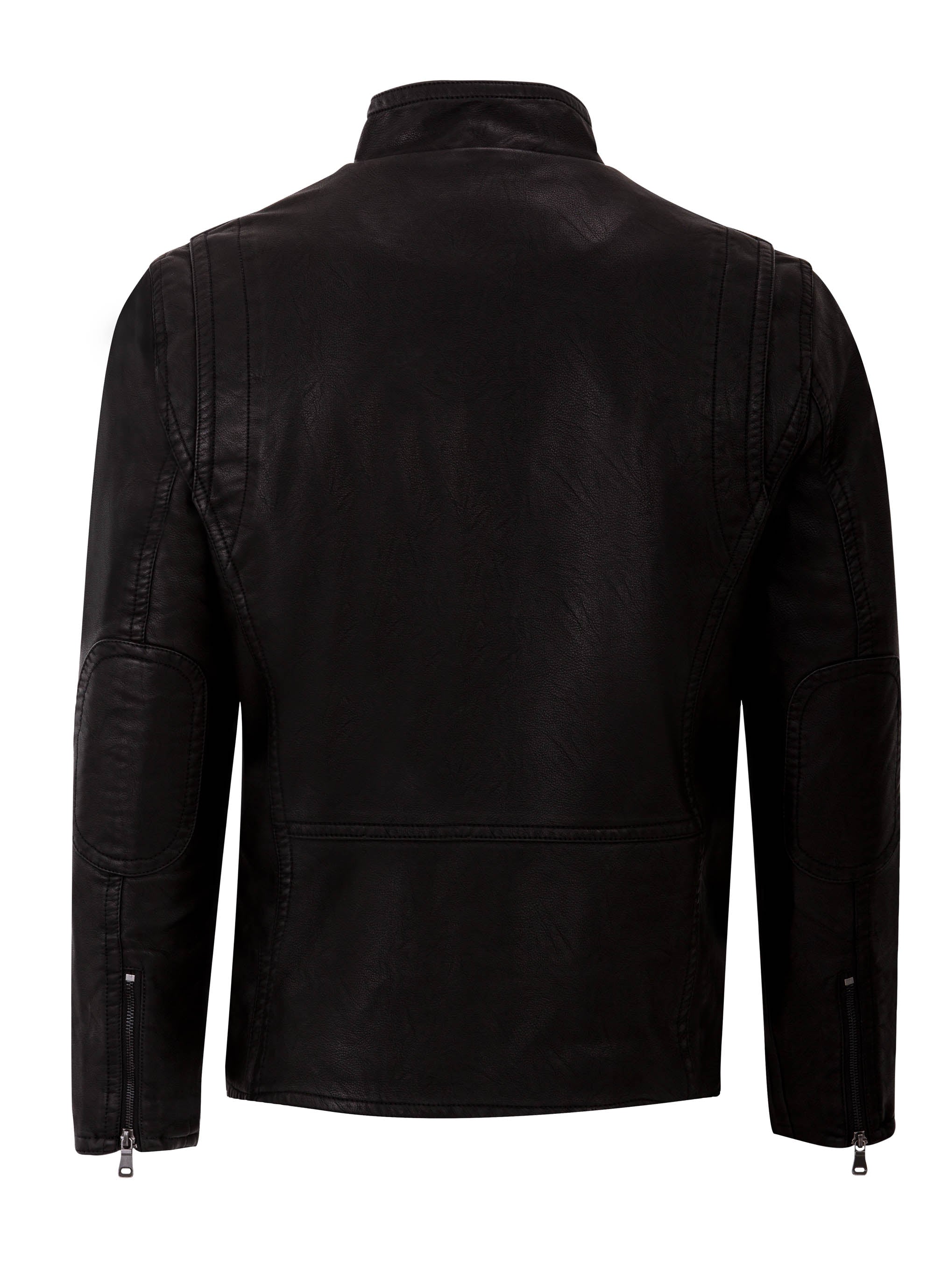 Faux Leather Biker Jacket