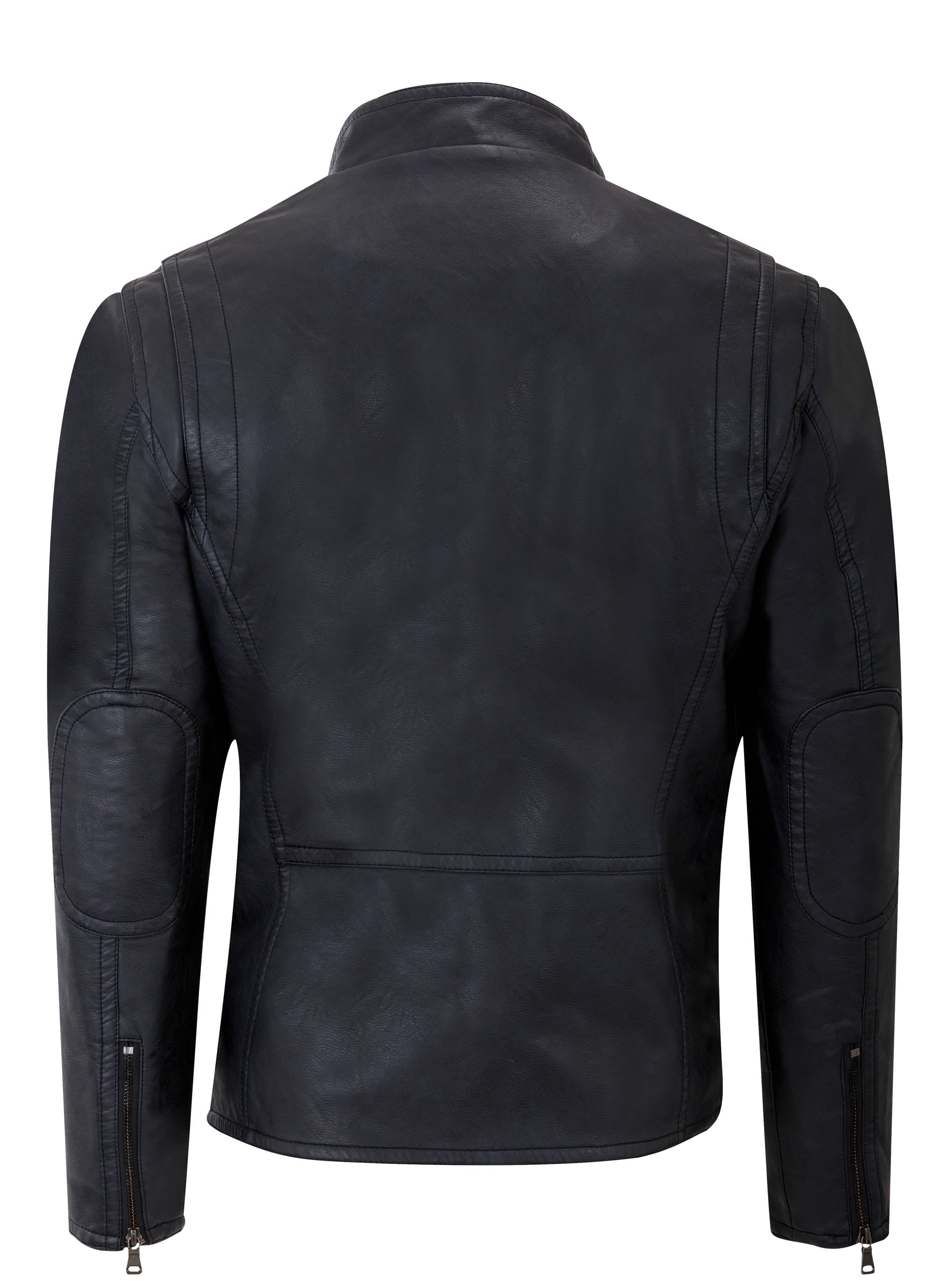 Faux Leather Biker Jacket