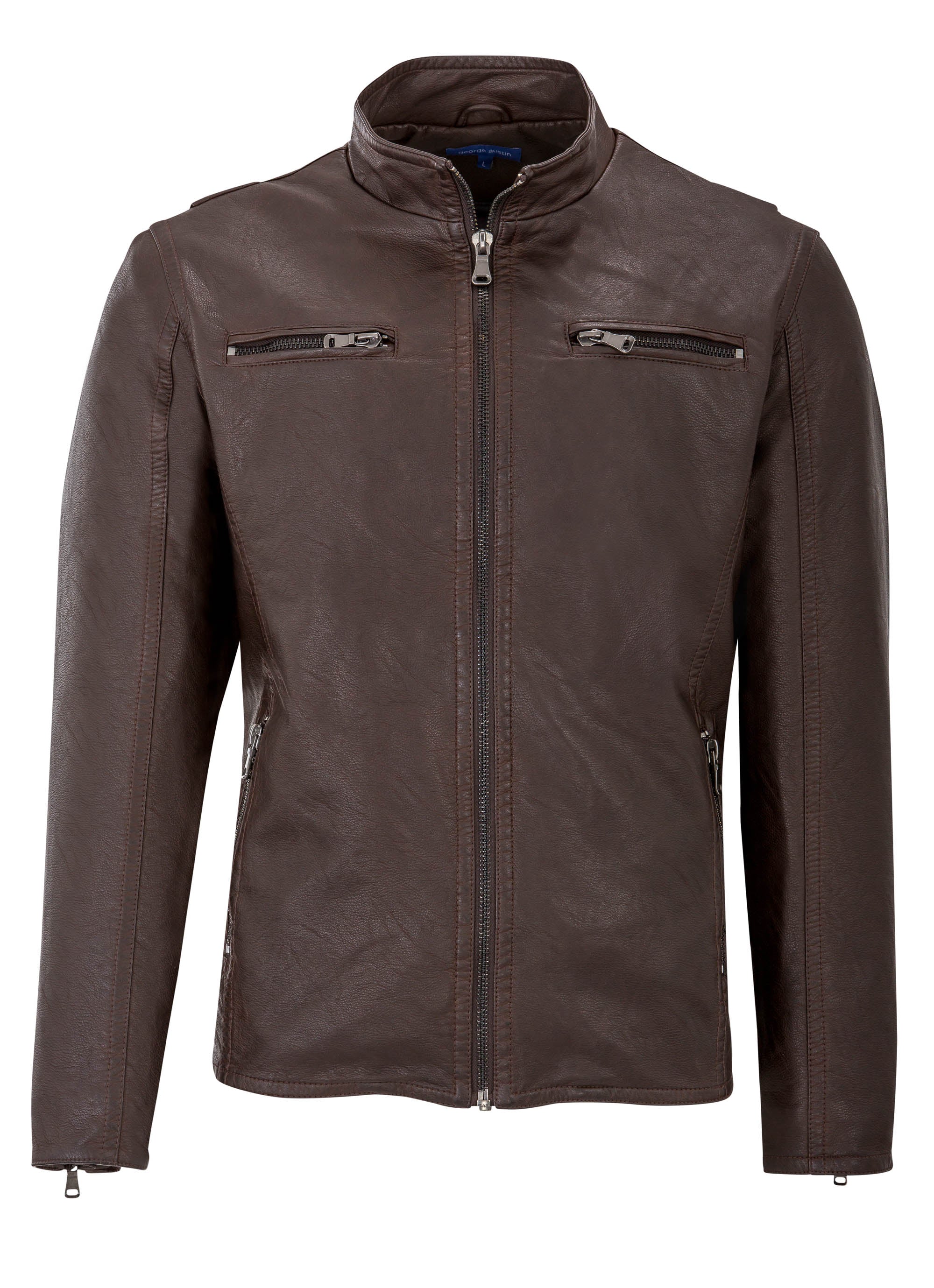 Faux Leather Biker Jacket