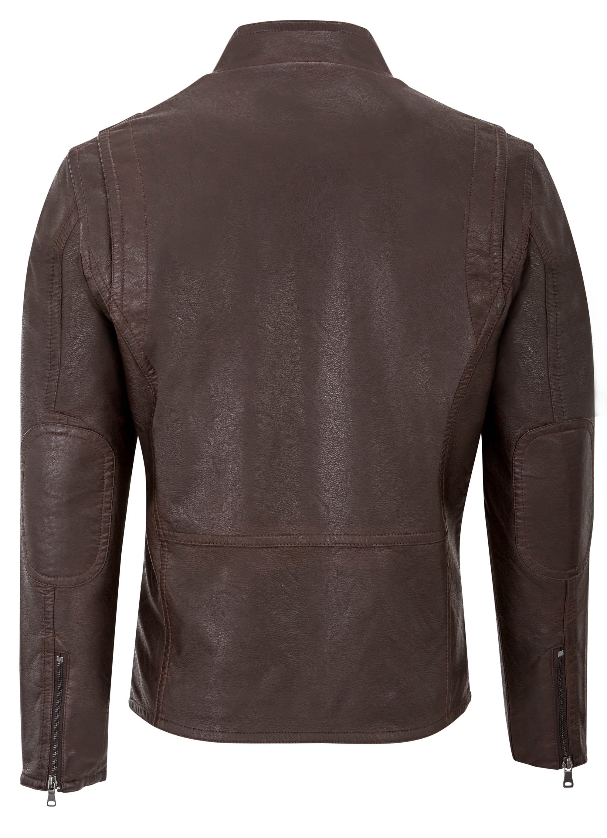Faux Leather Biker Jacket