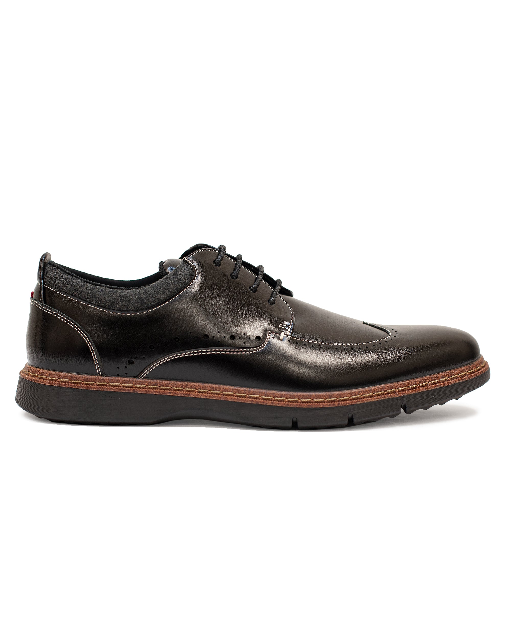Rugged Sole Wingtip Shoe