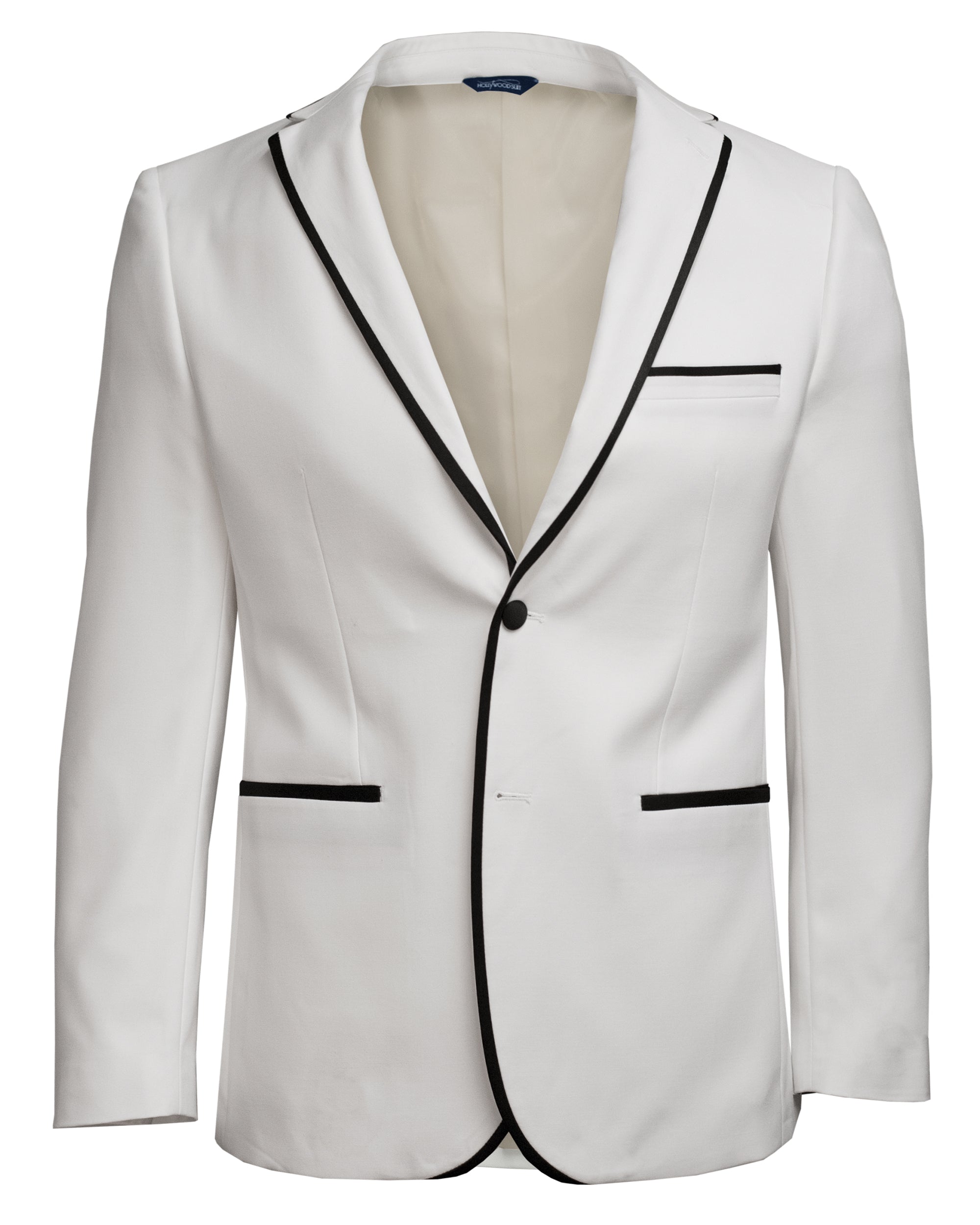 Slim Fit Contrast Trim Dinner Jacket