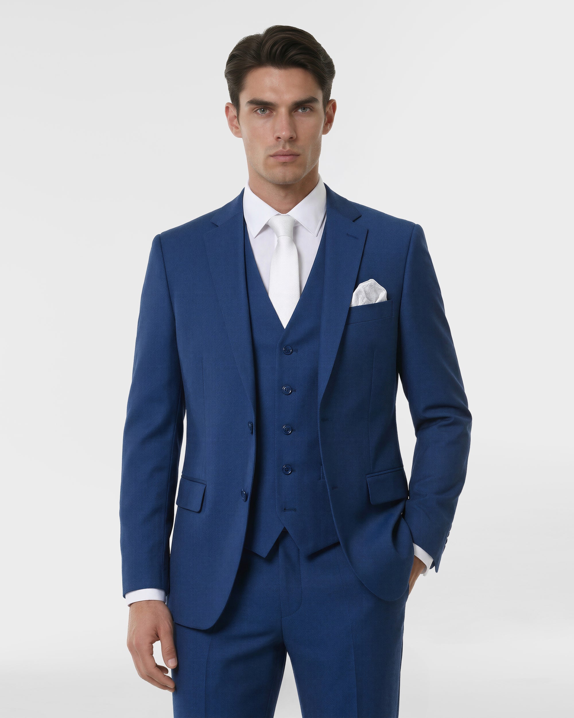 Performance Modern Fit Suit with Vest
