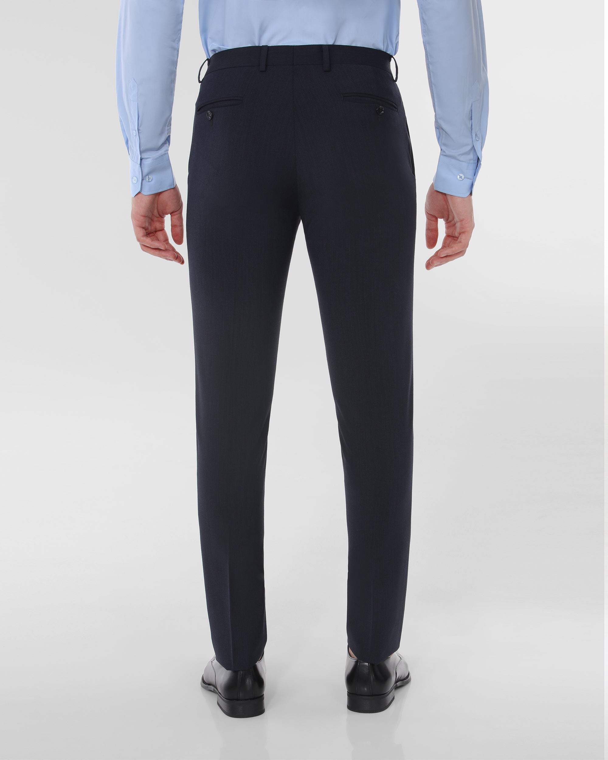 Mini Stripe Slim Fit Wool Blend Suit