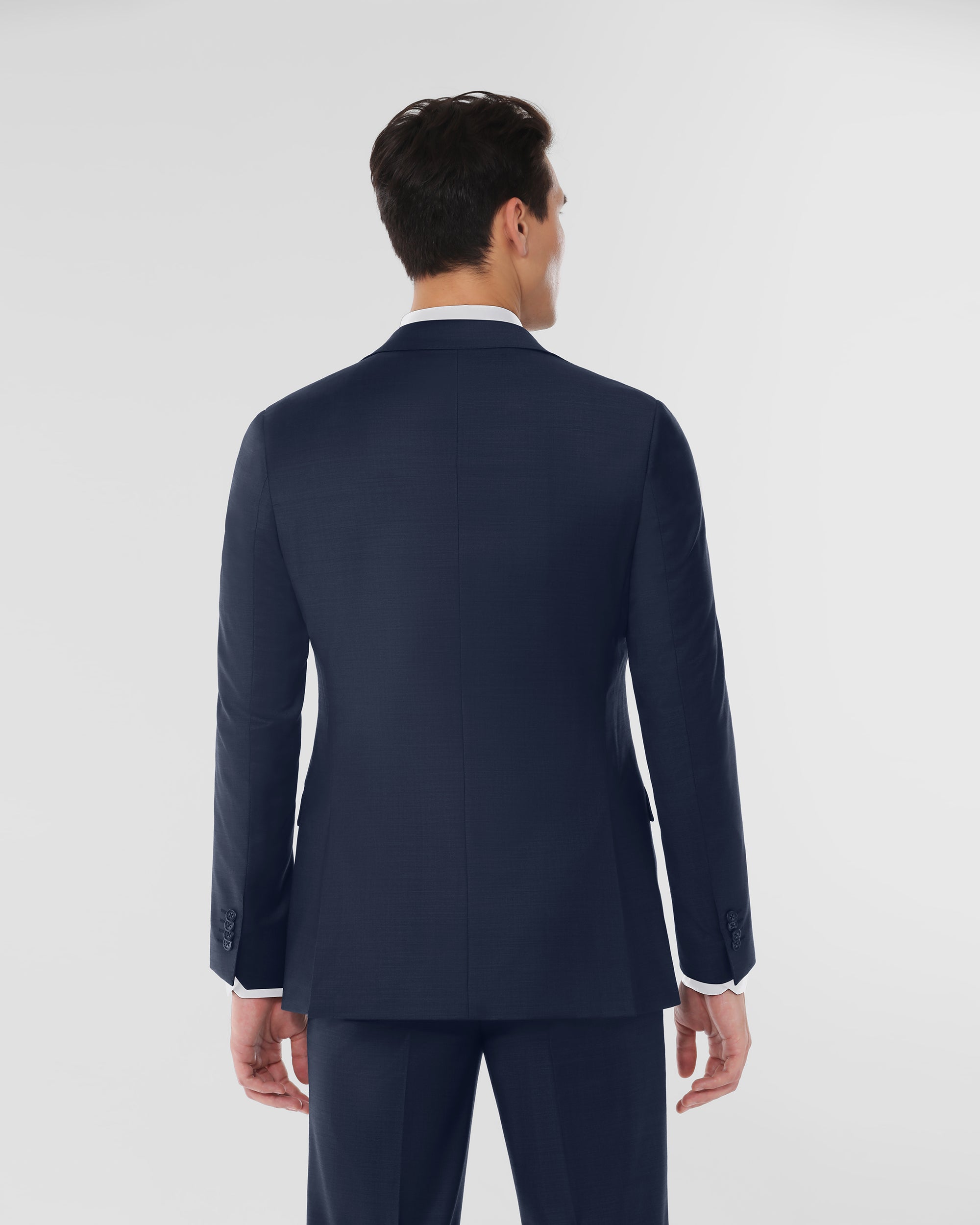 Sharkskin Modern Fit Wool Cashmere Suit