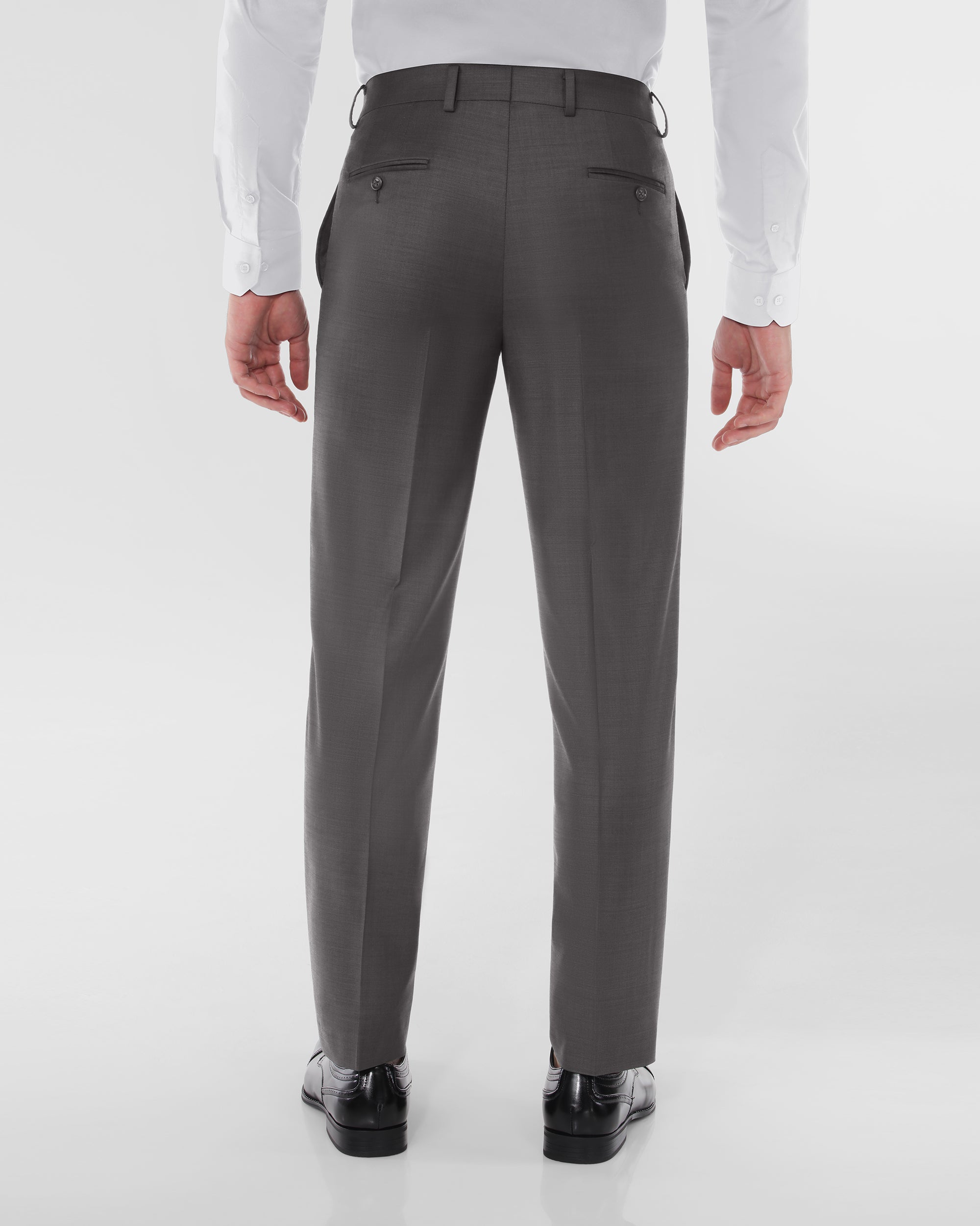 Sharkskin Modern Fit Wool Cashmere Suit