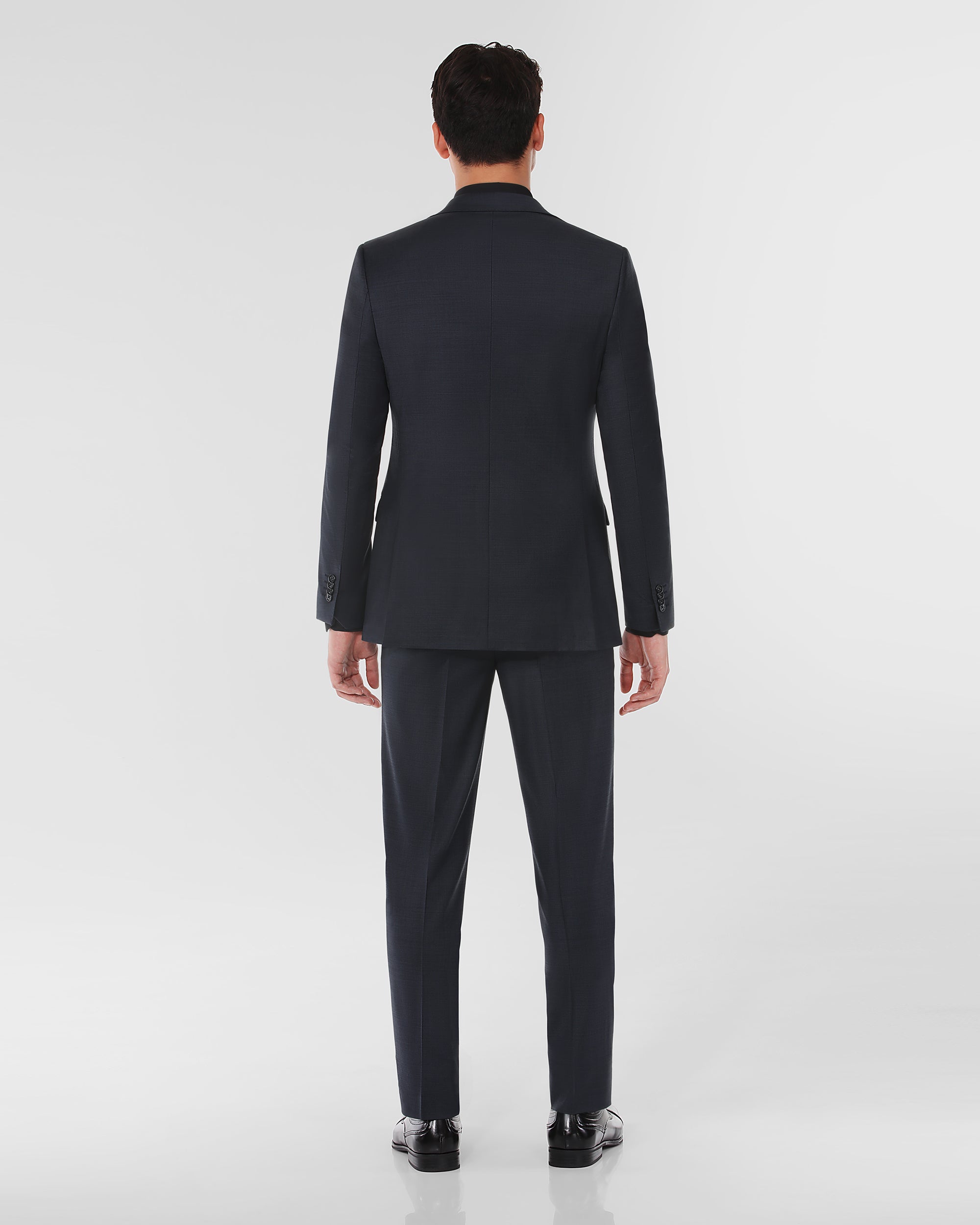 Sharkskin Modern Fit Wool Cashmere Suit