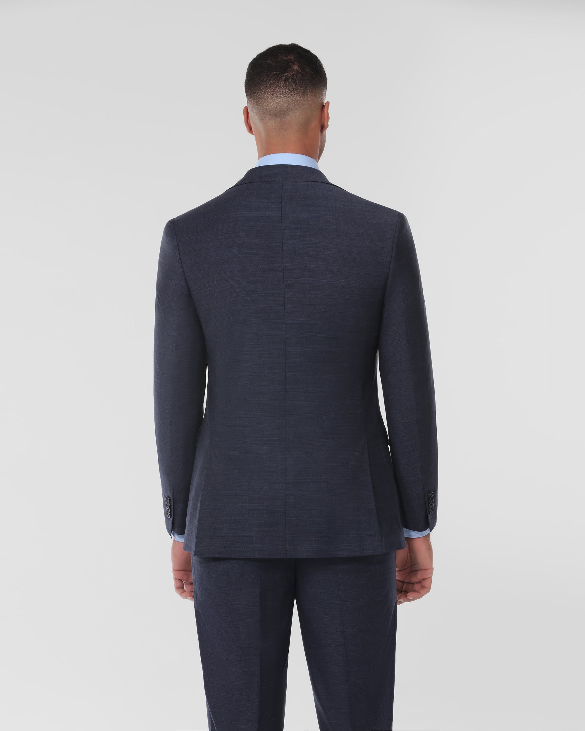Plaid Modern Fit Wool Cashmere Suit