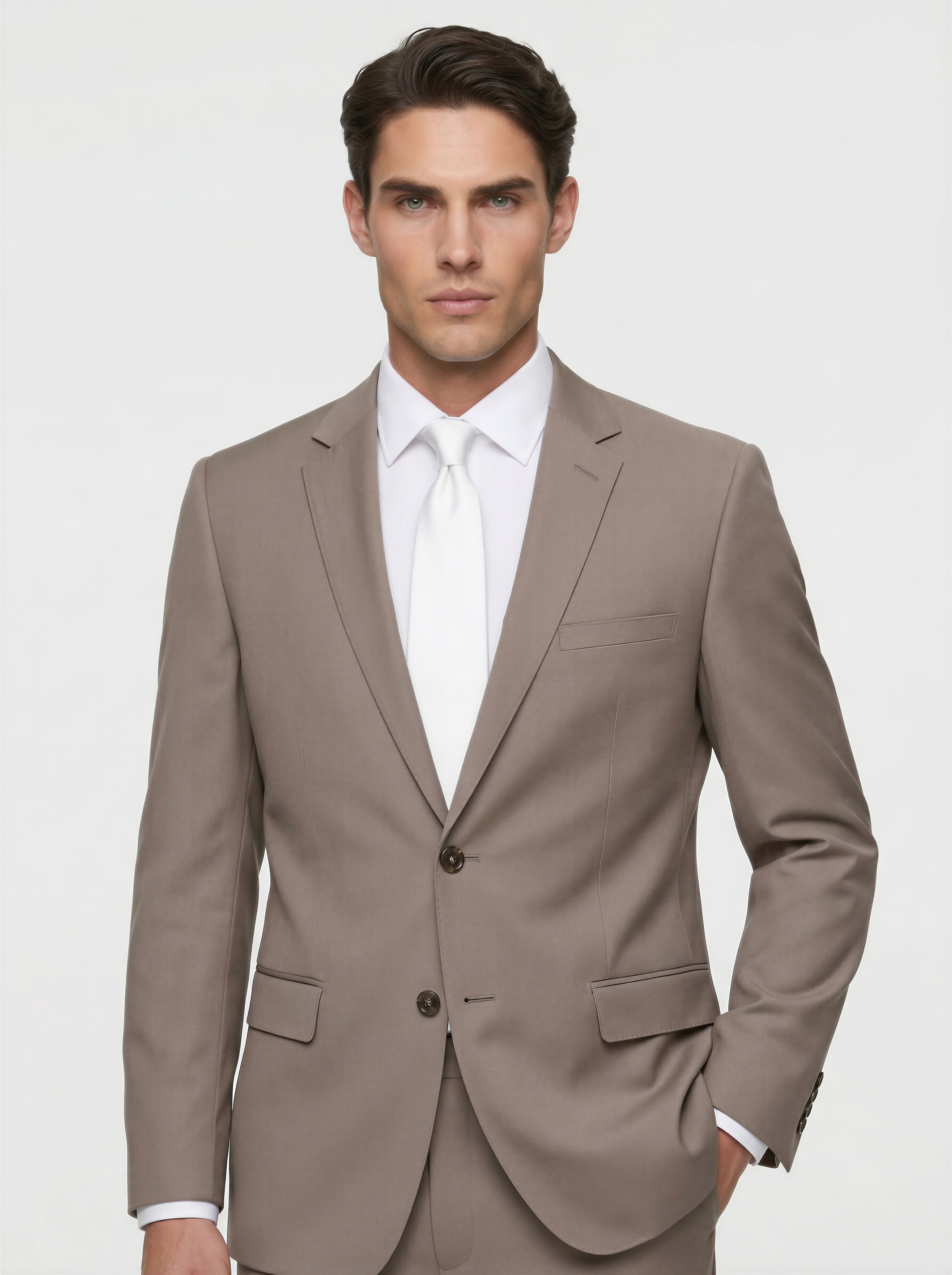 Modern Fit Wool Suit