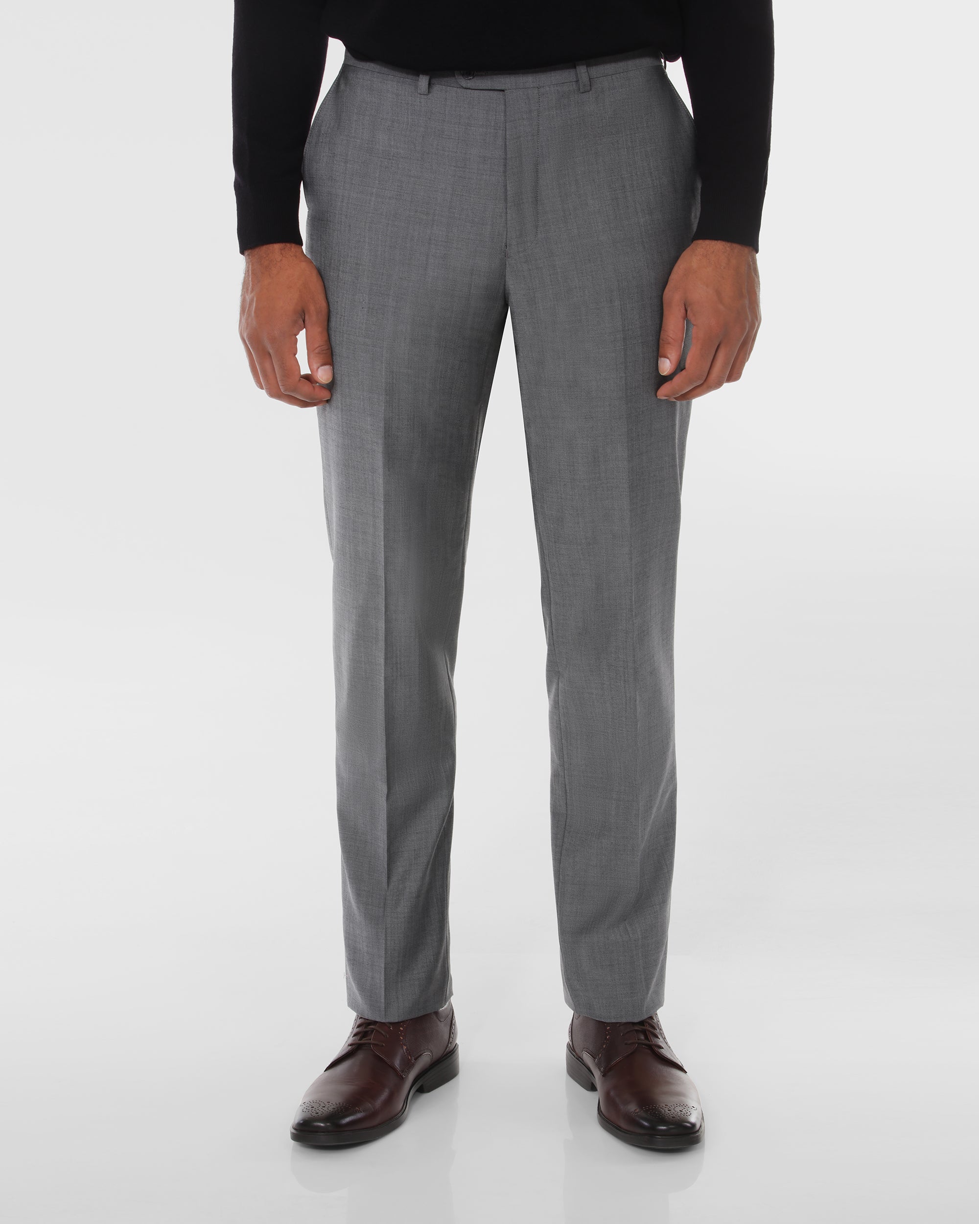 Sharkskin Modern Fit Wool Blend Suit