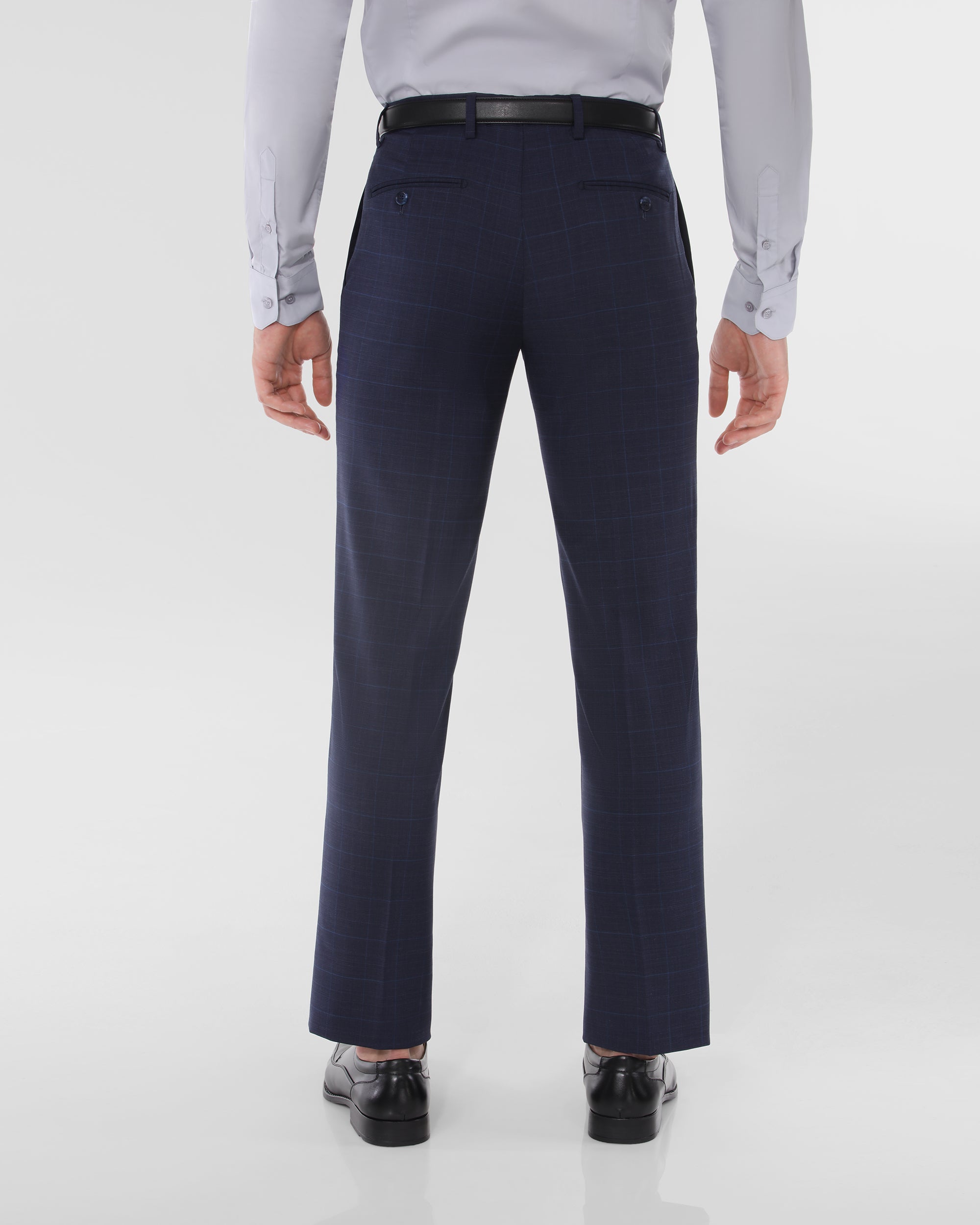 Window Pane Modern Fit Wool Blend Suit
