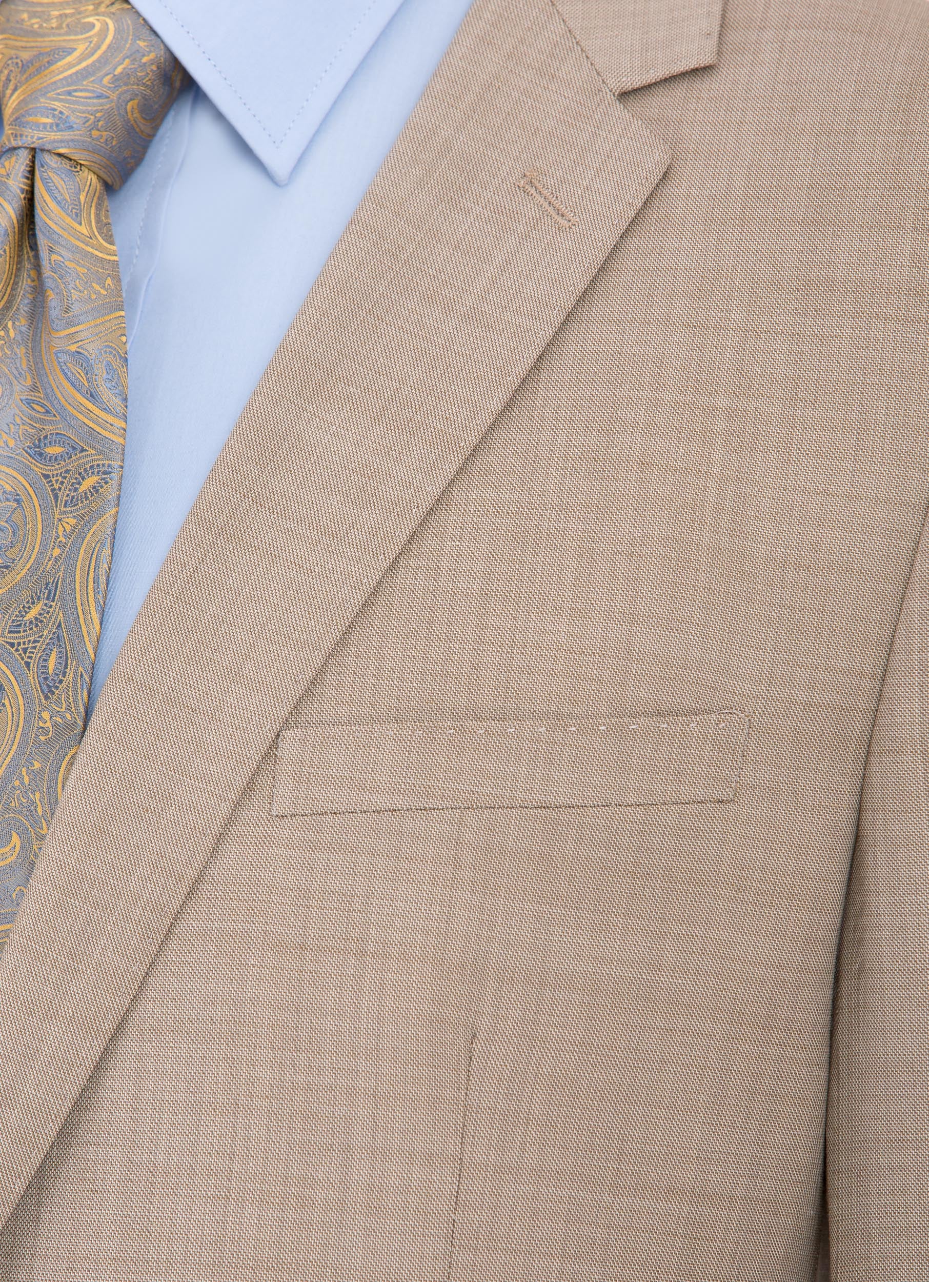 Sharkskin Modern Fit Wool Cashmere Suit