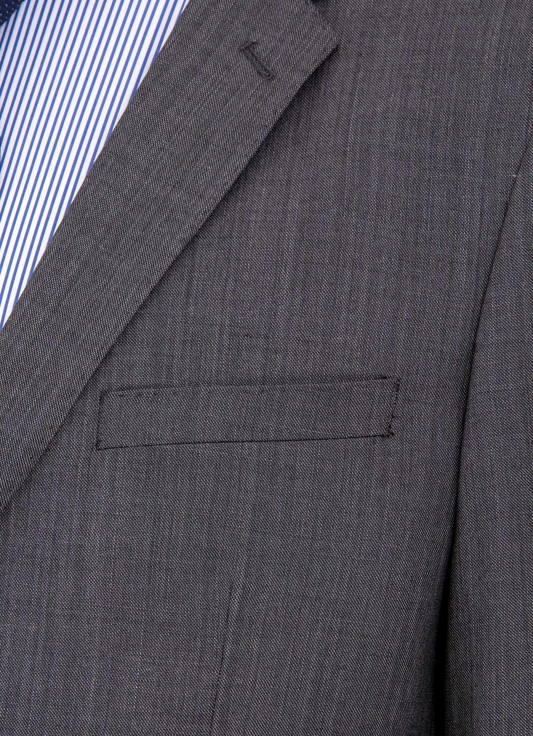 Sharkskin Modern Fit Wool Cashmere Suit