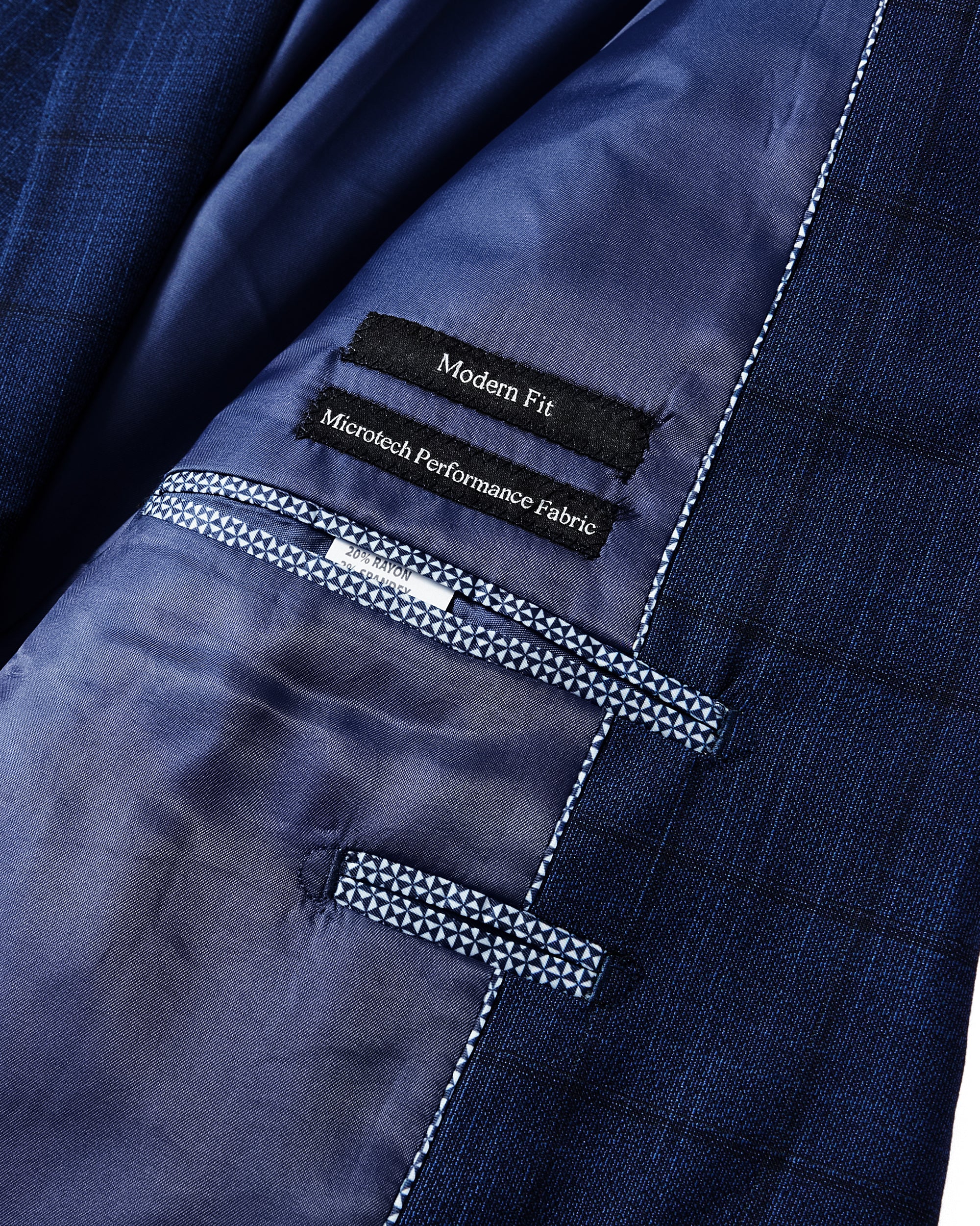 Checkered Modern Fit Suit