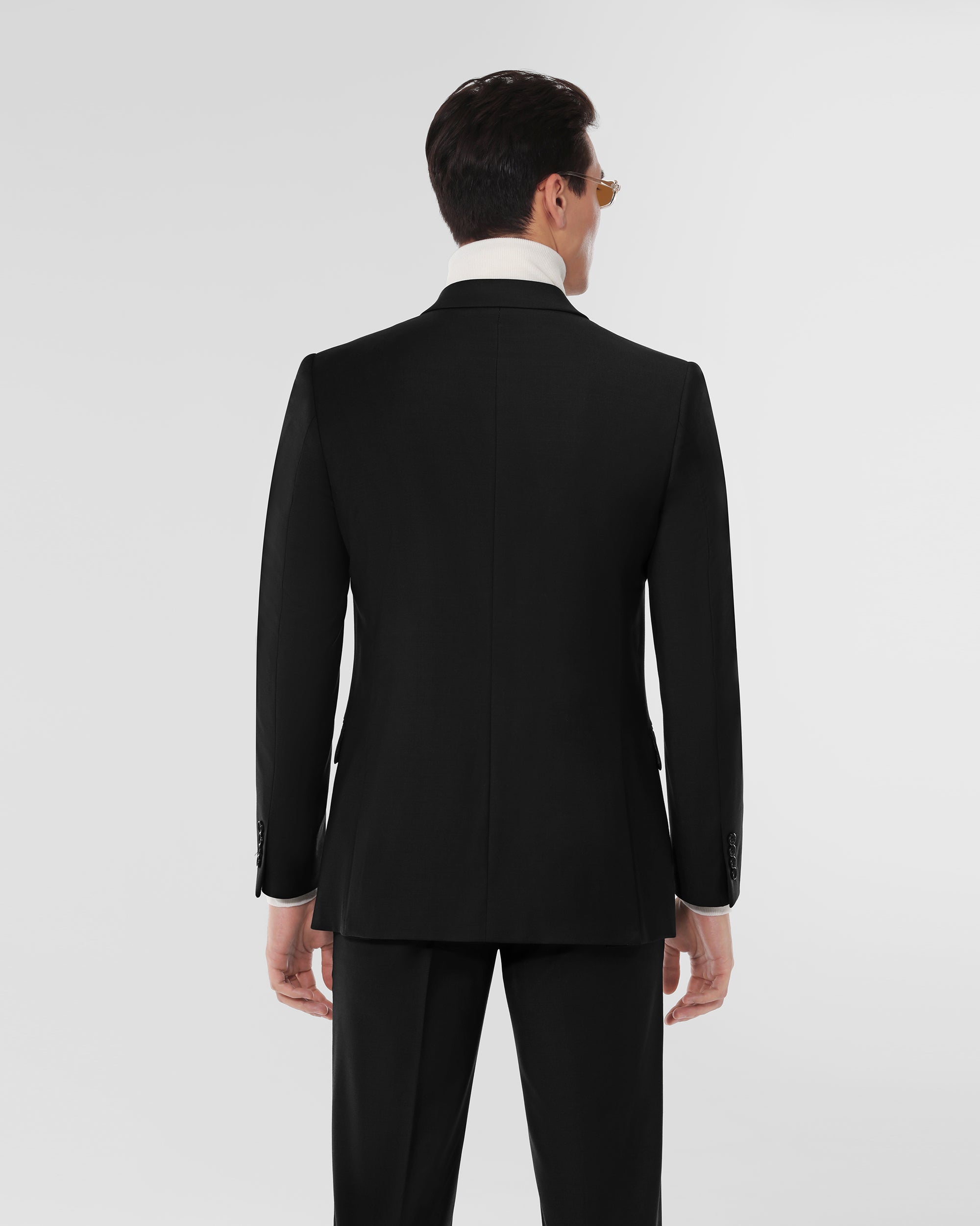 Luxury Wool Blend Modern Fit Double Breasted Suit