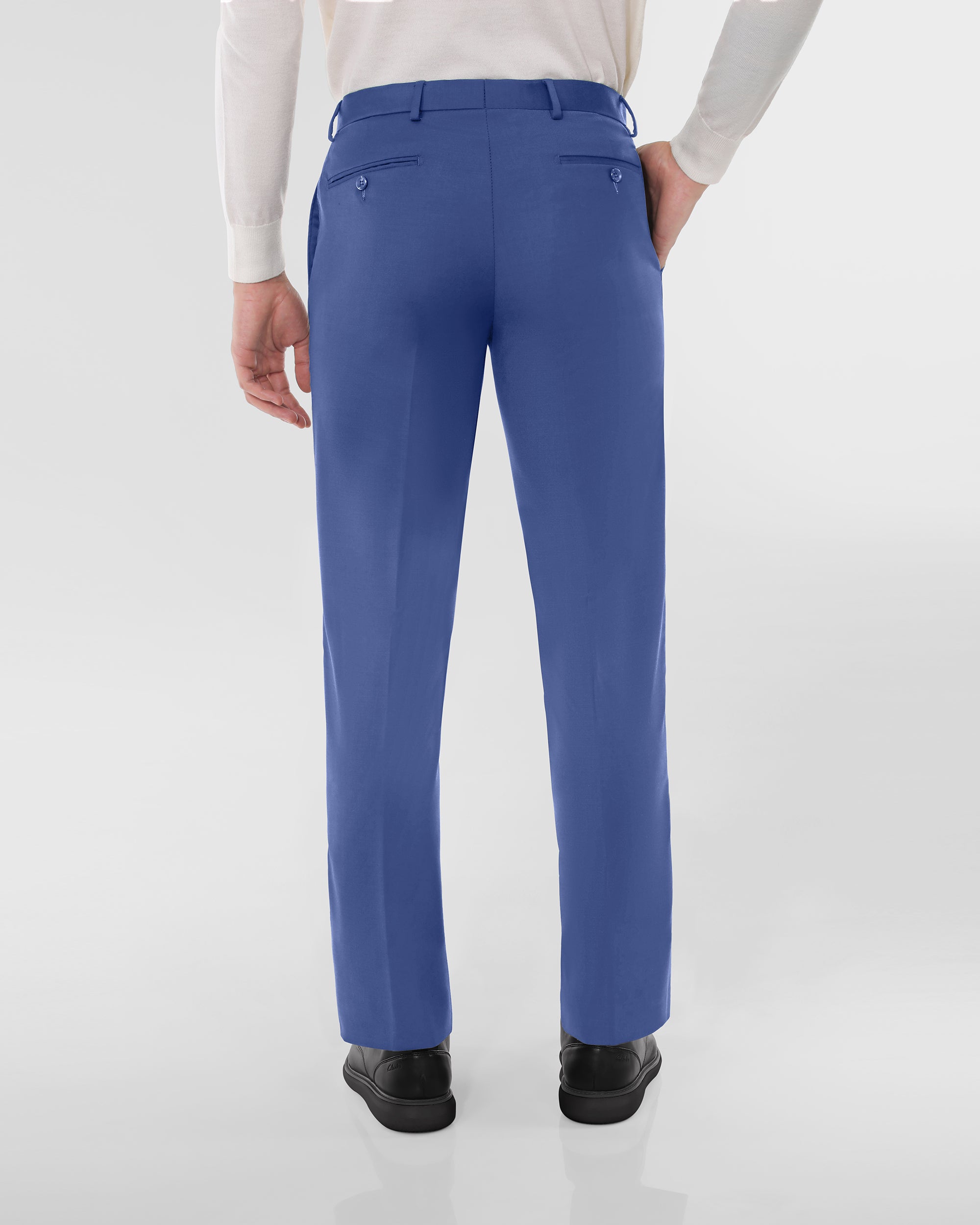 Luxury Wool Blend Modern Fit Double Breasted Suit