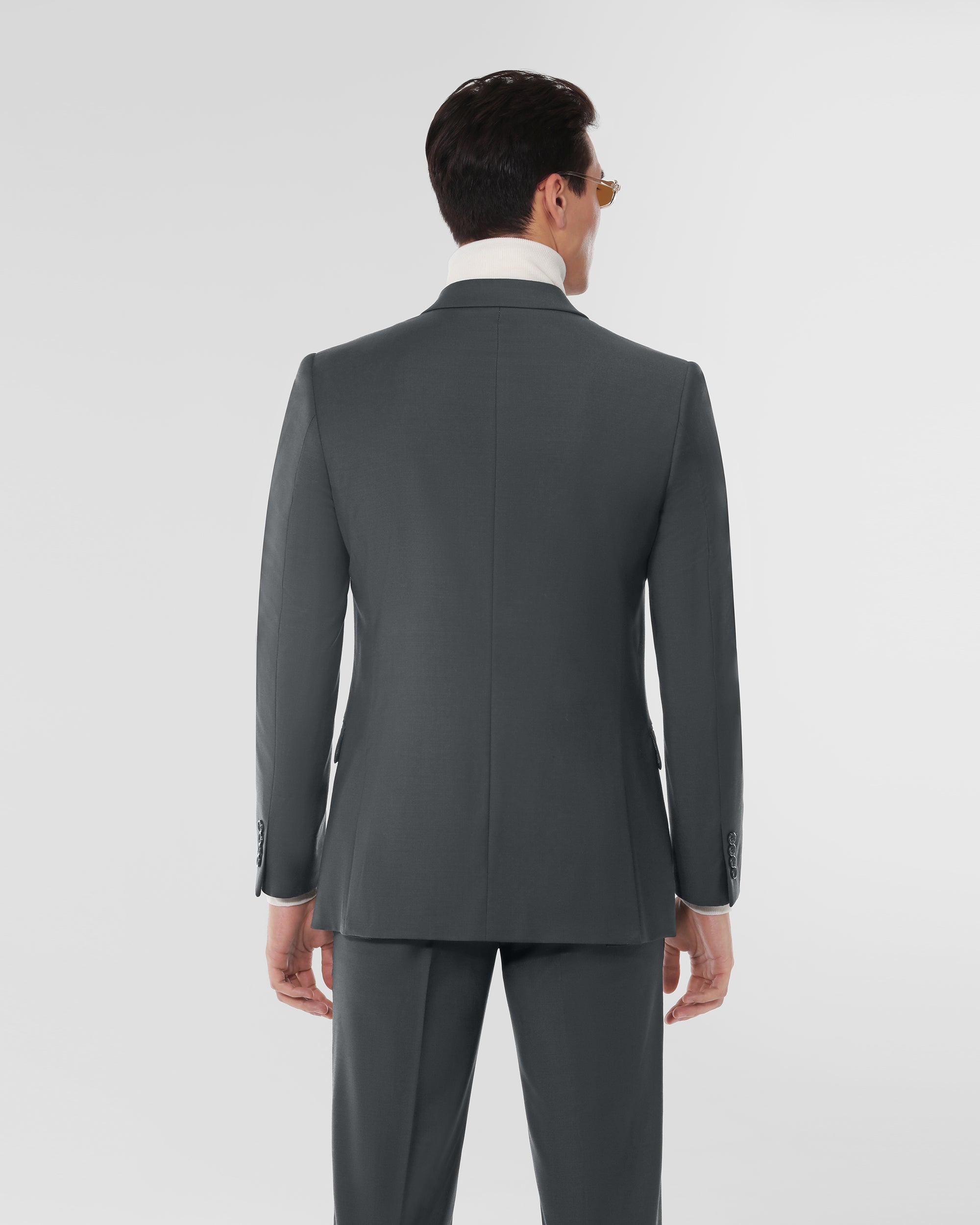 Luxury Wool Blend Modern Fit Double Breasted Suit