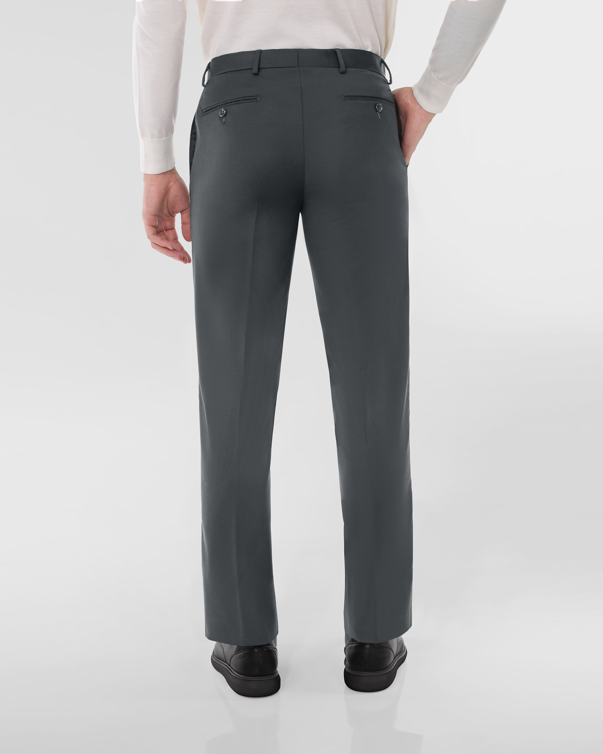 Luxury Wool Blend Modern Fit Double Breasted Suit