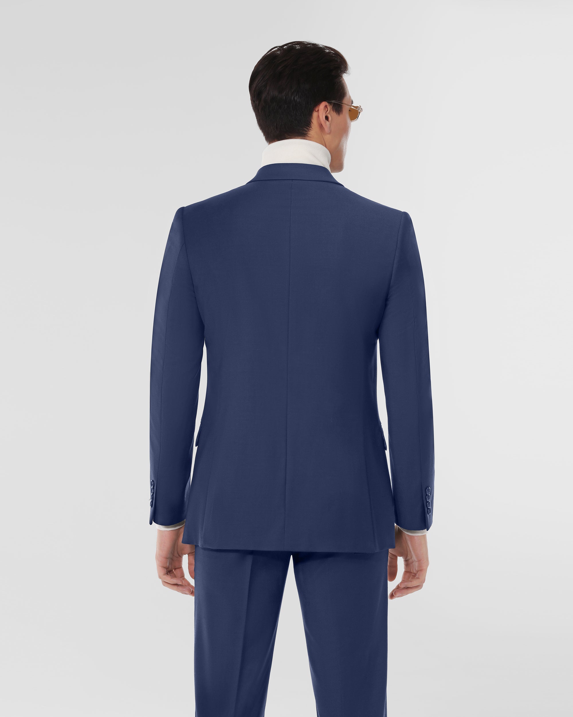 Luxury Wool Blend Modern Fit Double Breasted Suit