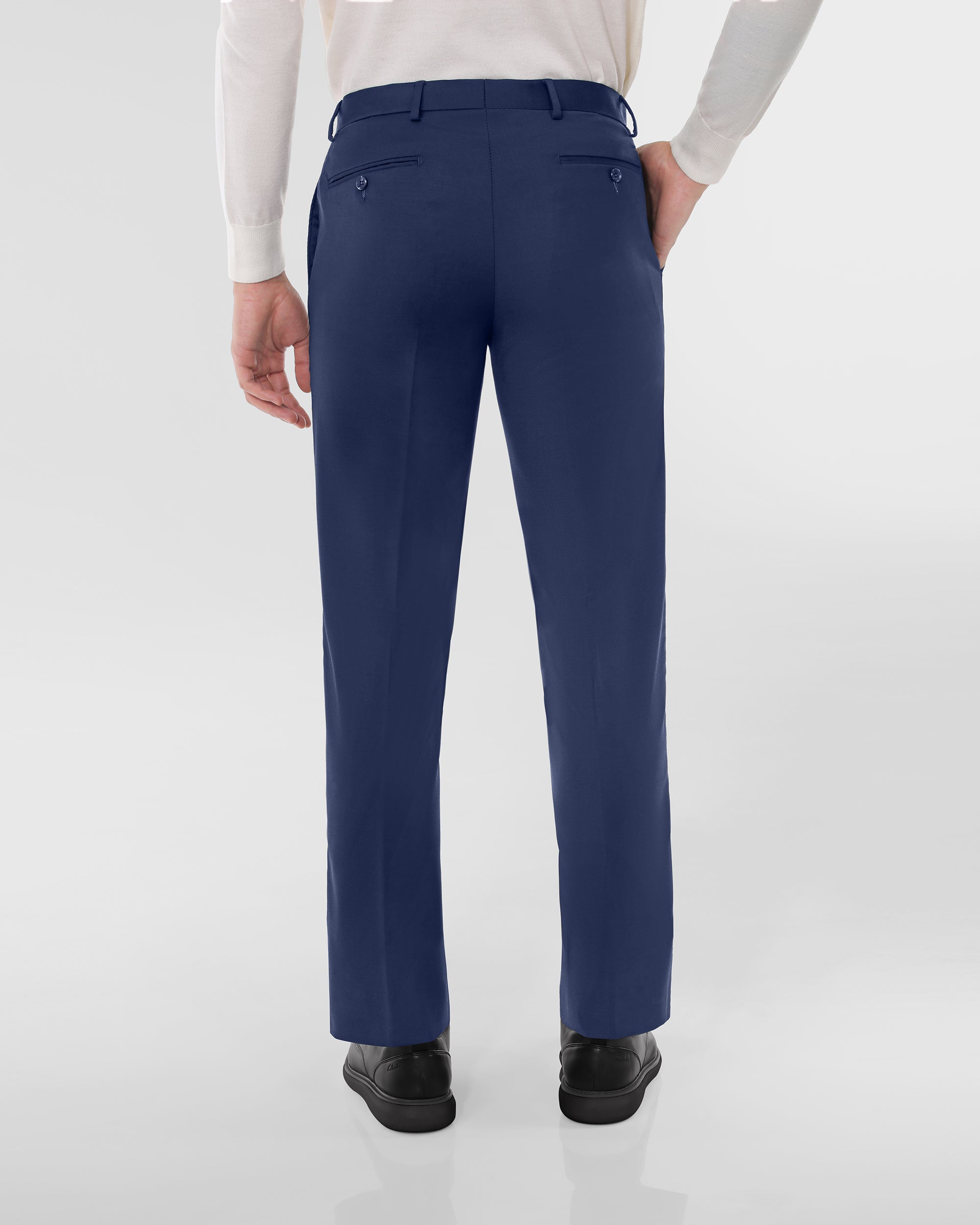 Luxury Wool Blend Modern Fit Double Breasted Suit