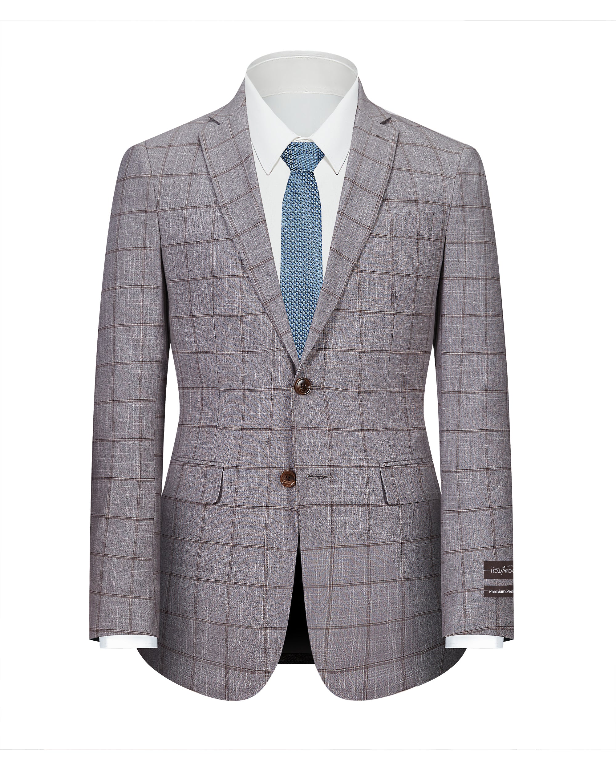 Checkered Modern Fit Suit